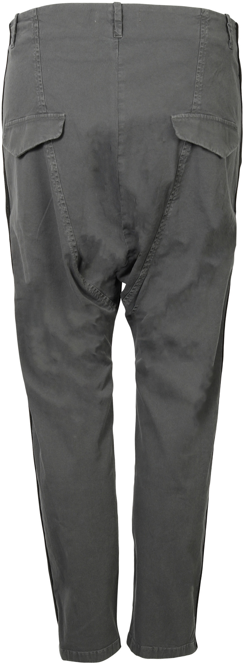 Nili Lotan Paris Pant Charcoal/Black Stripe XXL