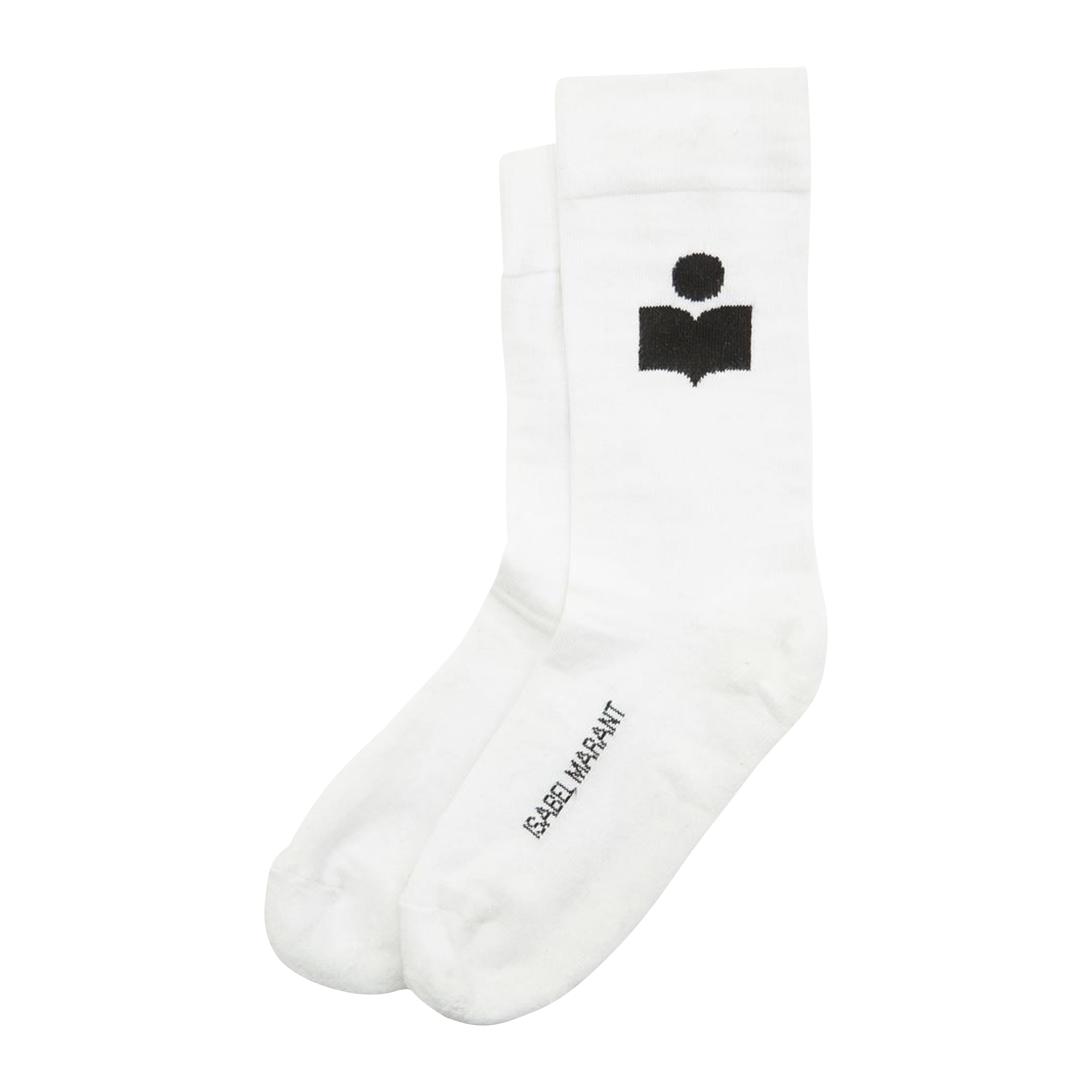 Unisex Isabel Marant Siloki Socks in White