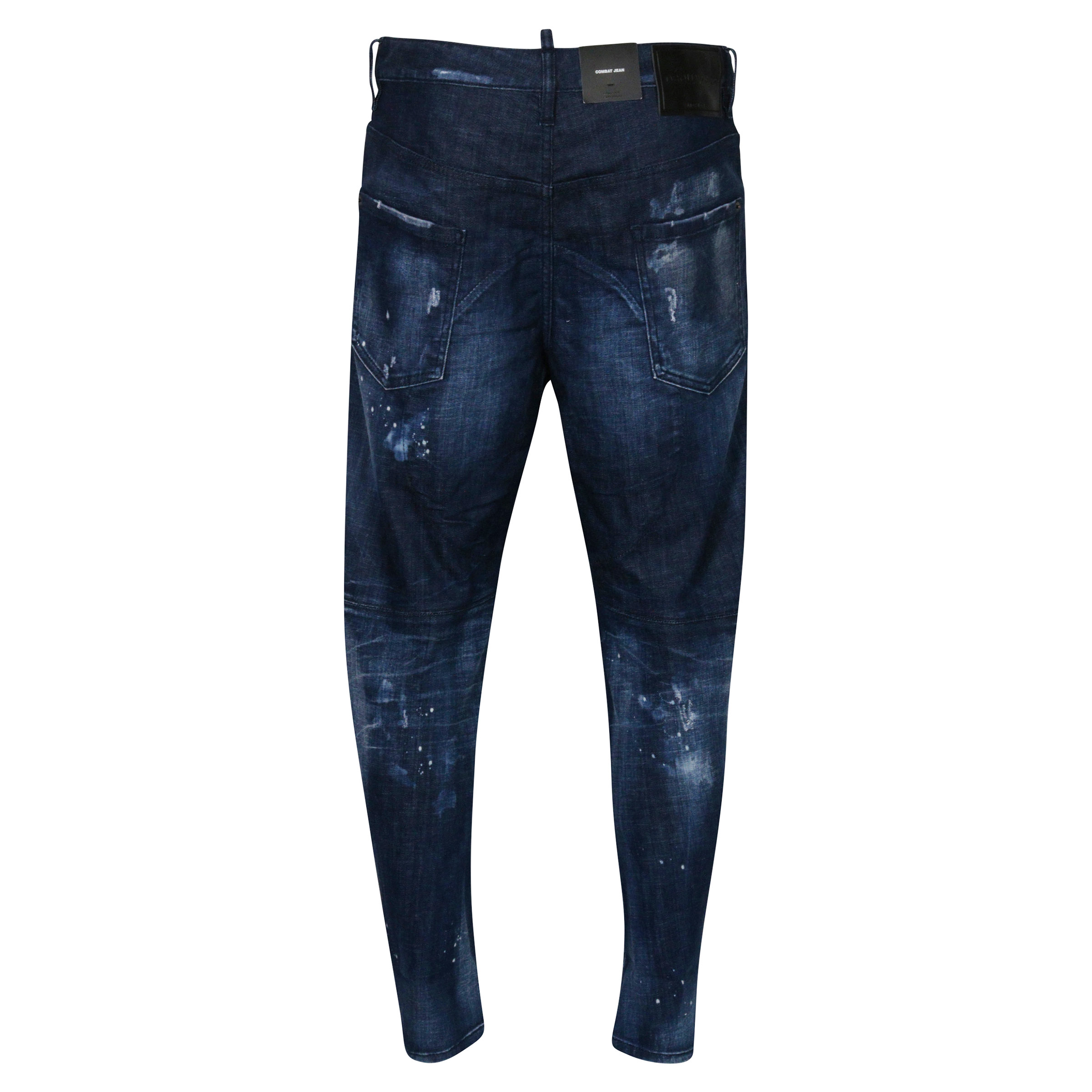 Dsquared Combat Jeans Wire Inside Blue Washed