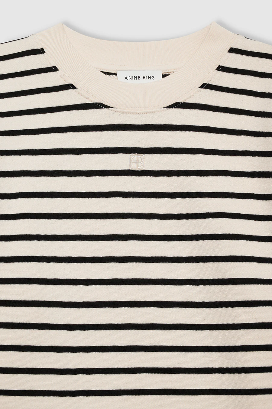 ANINE BING Mona Dress in Black Stripe
