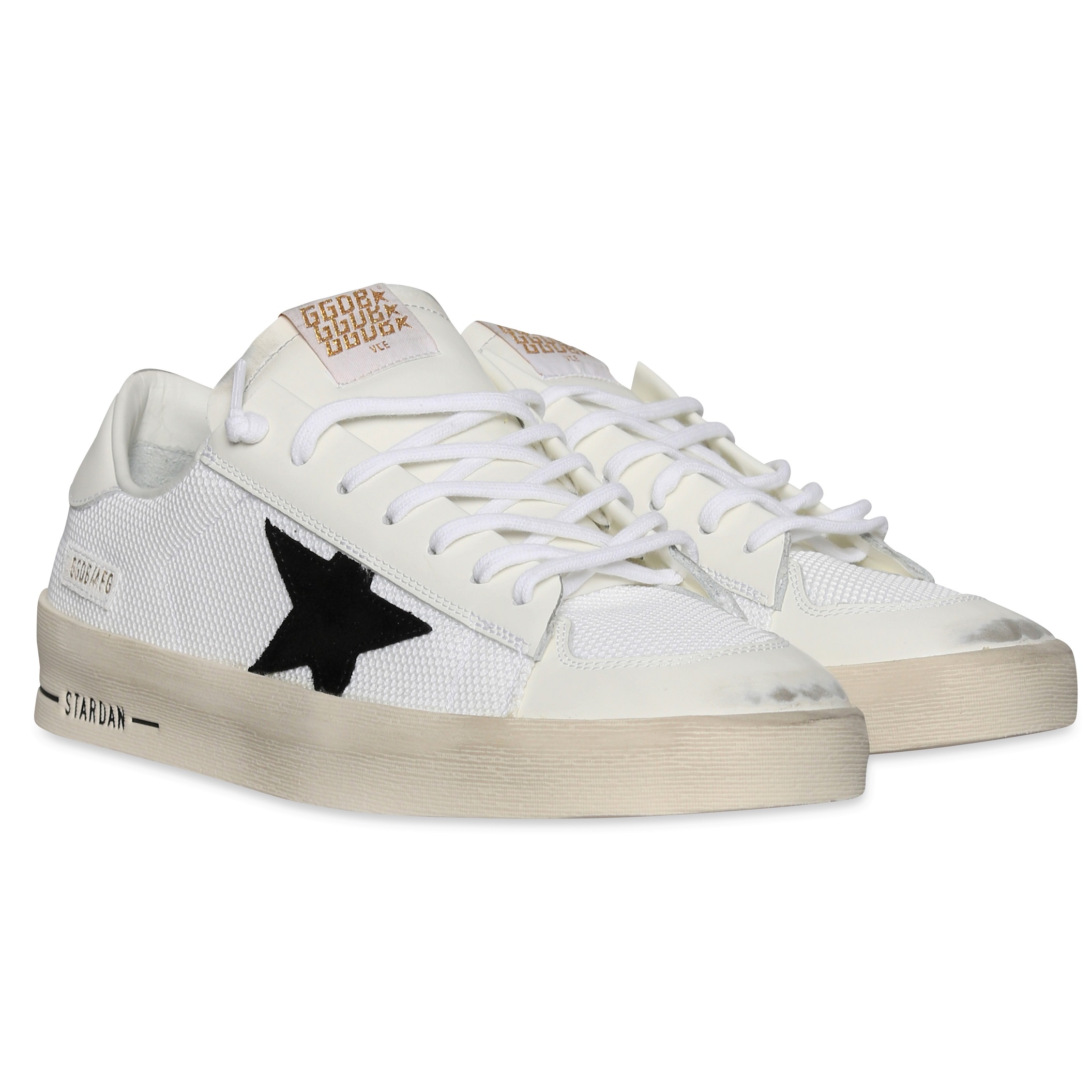 Golden Goose Sneaker Stardan in White/Black 42