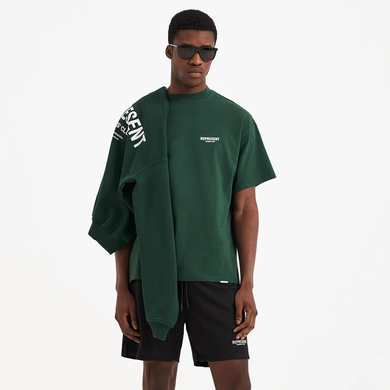 REPRESENT Owners Club T-Shirt in Racing Green XL