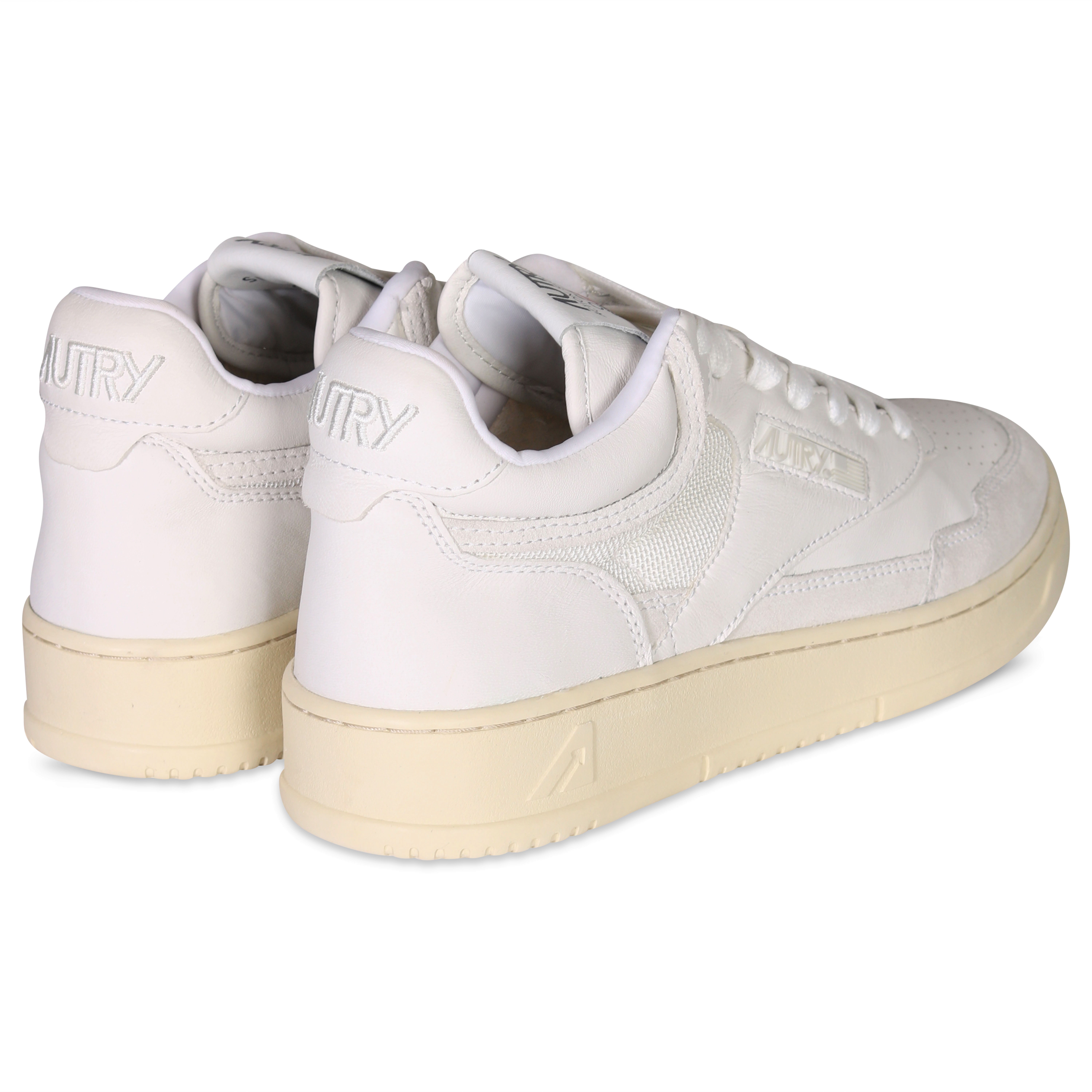 Autry Action Shoes Mid Open All White 35