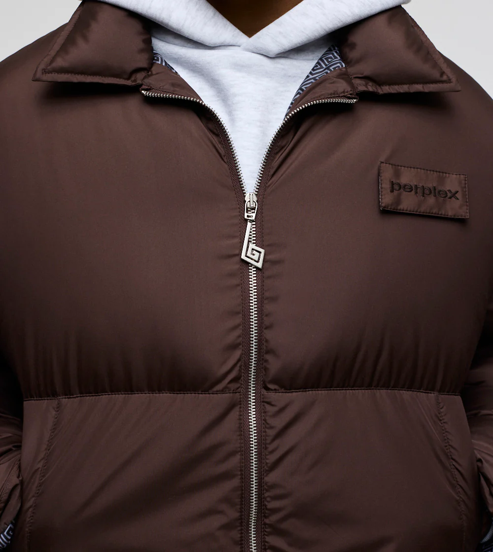 PERPLEX Puffer Jacket in Brown