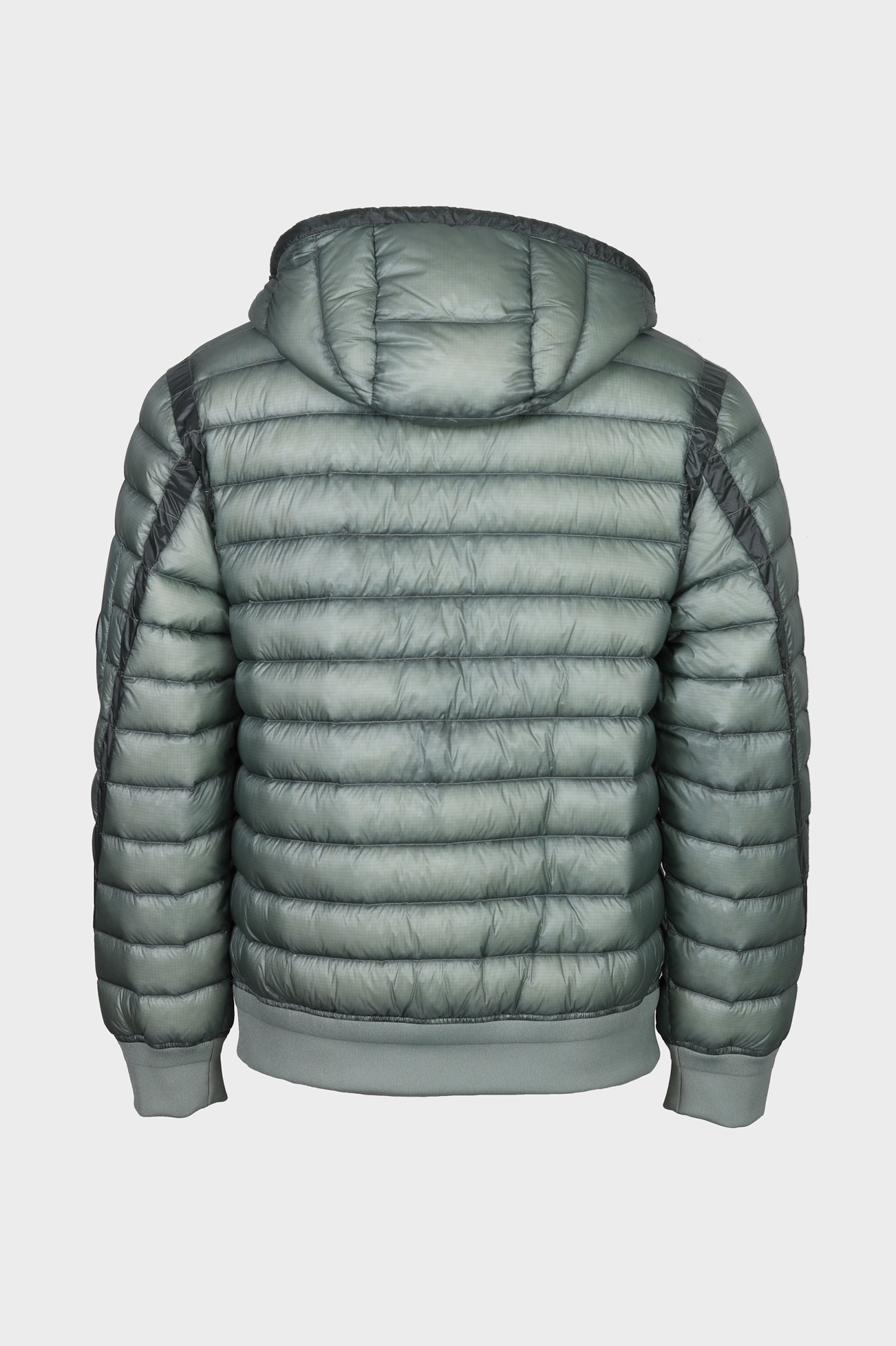 C.P. COMPANY D.D. Shell Hodded Light Down Jacket in Silver Blue