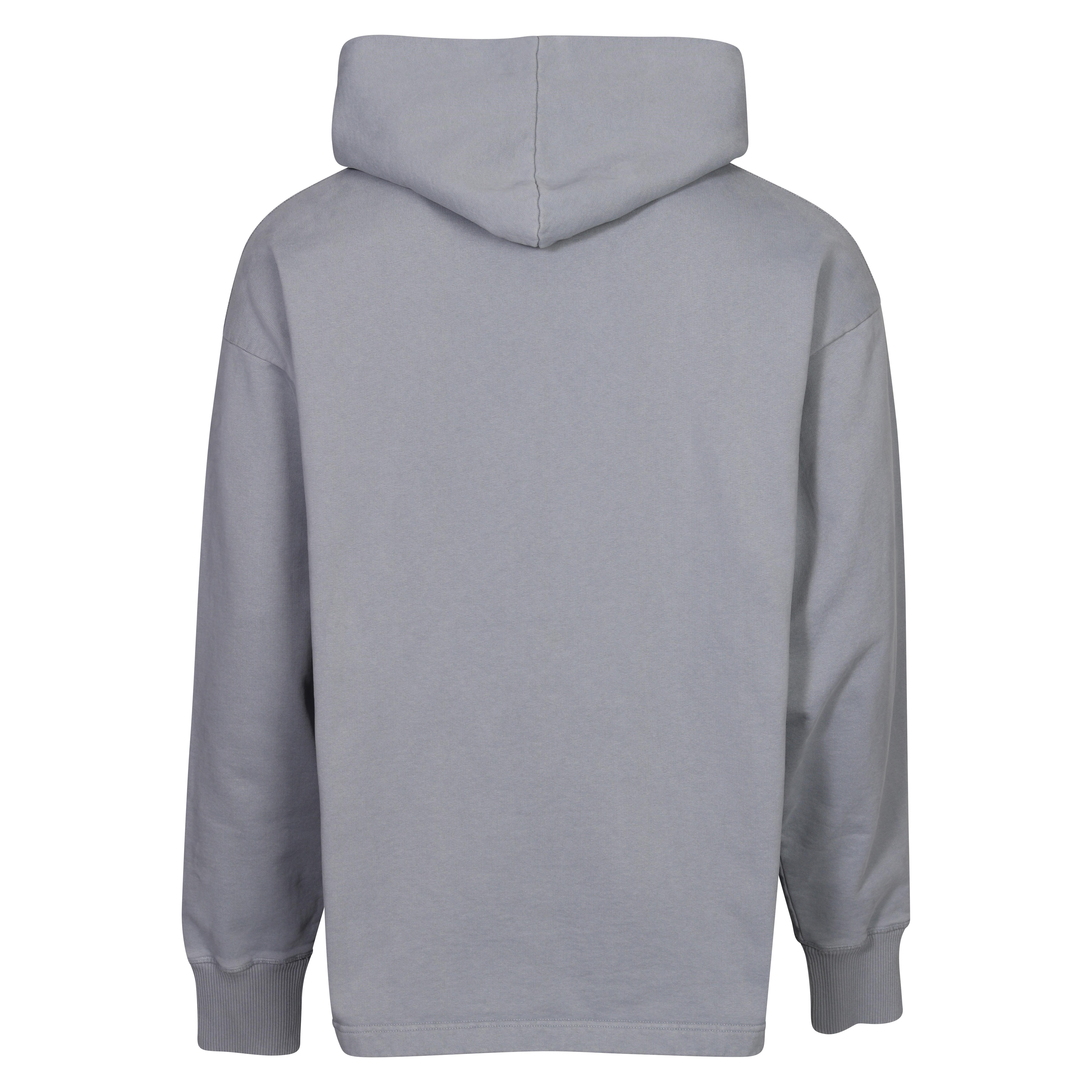 Acne Studios Stamp Hoodie in Steel Grey