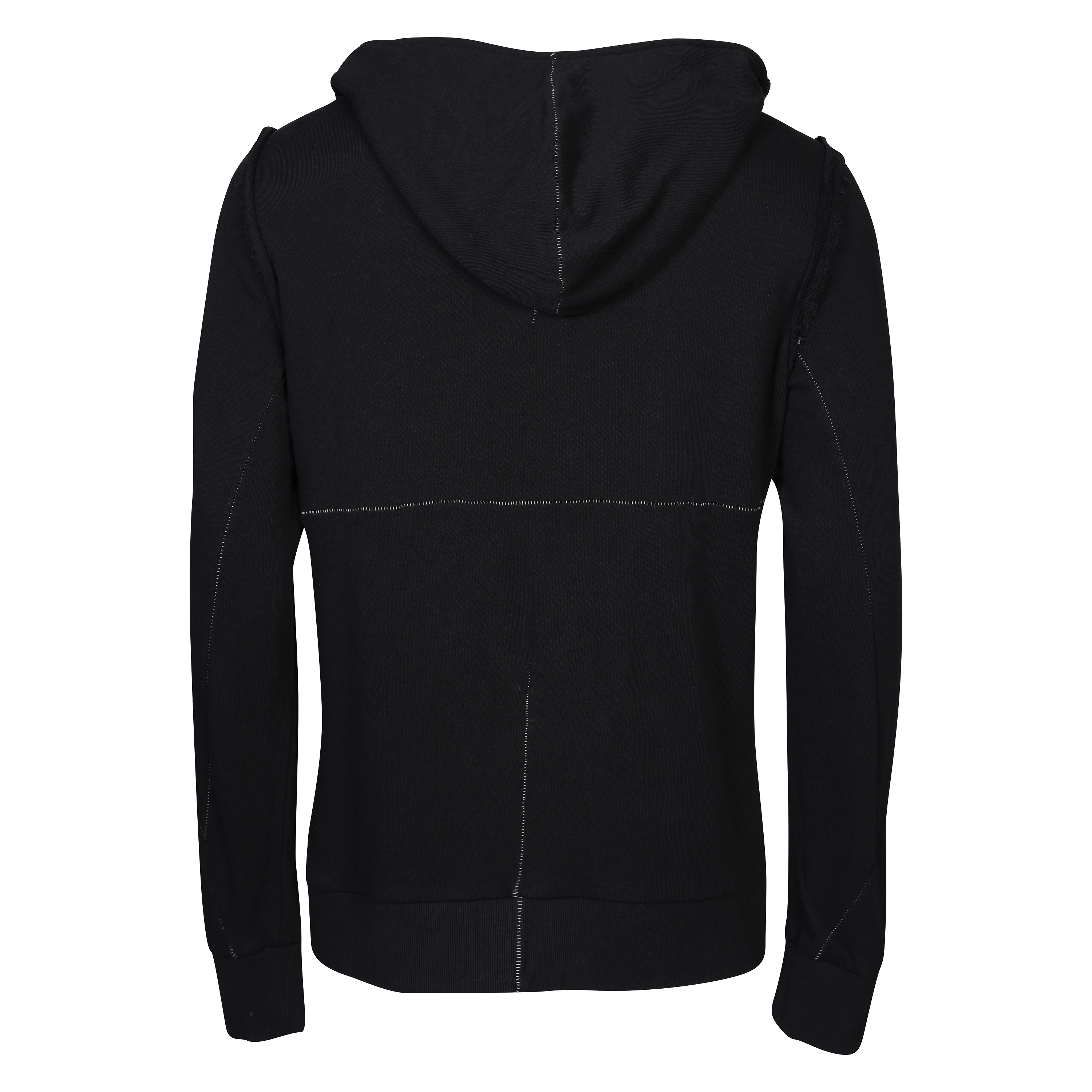 Thom Krom Hooded Sweatjacket in Black
