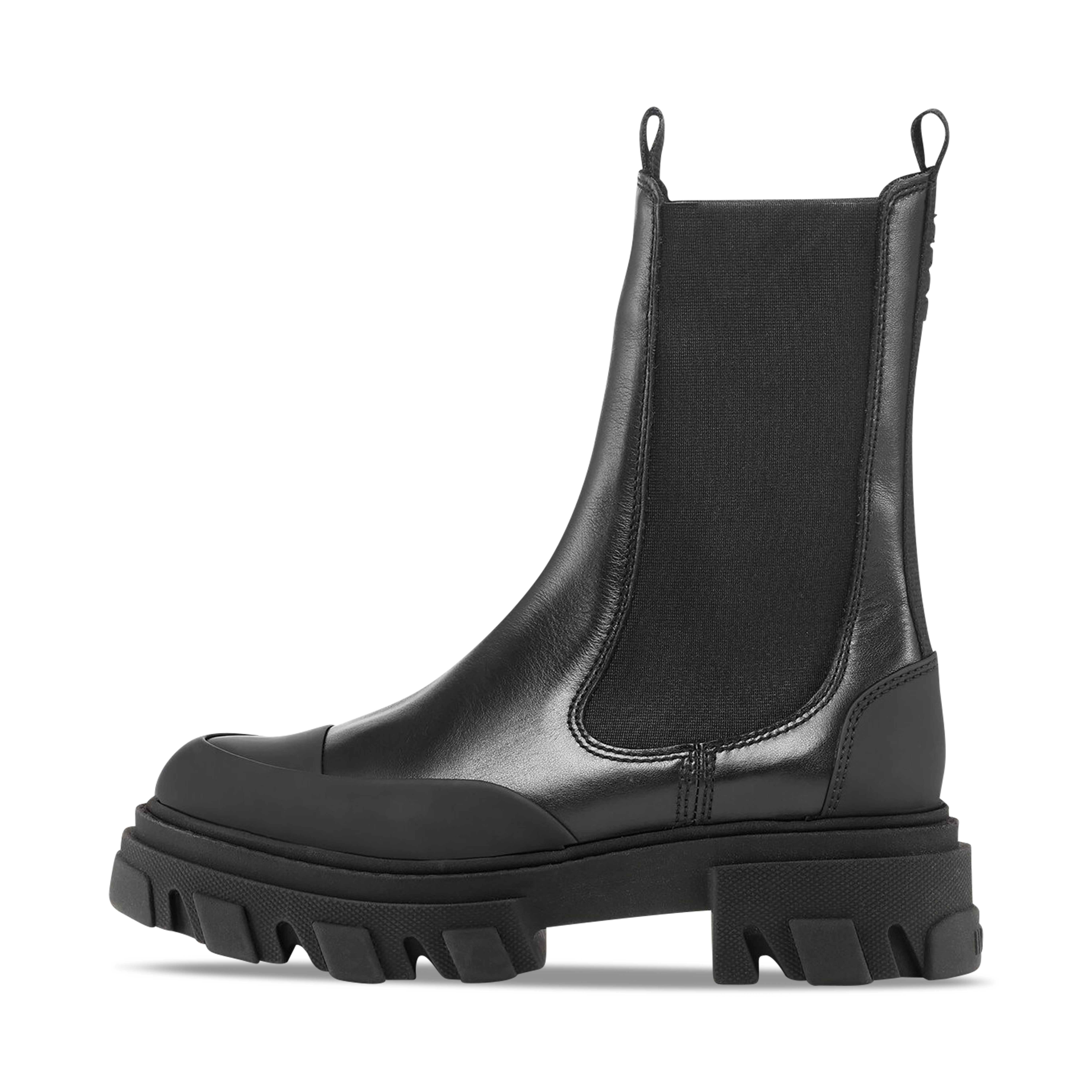 Ganni Mid Chelsea Boot in Black 36