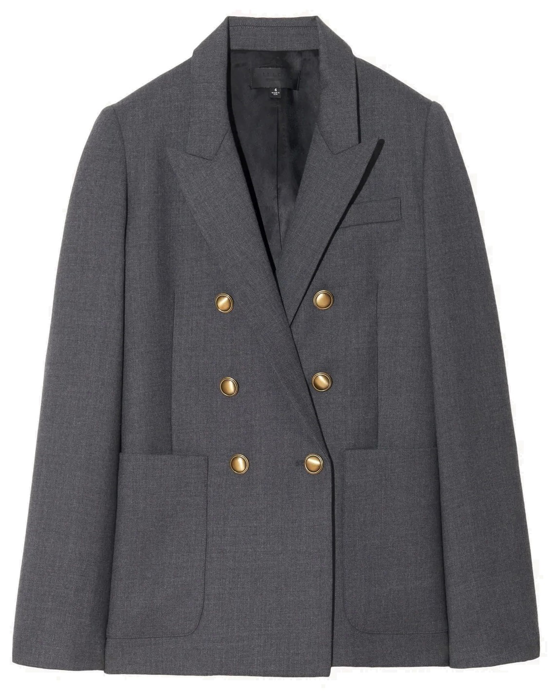 NILI LOTAN Nathalia Jacket in Charcoal