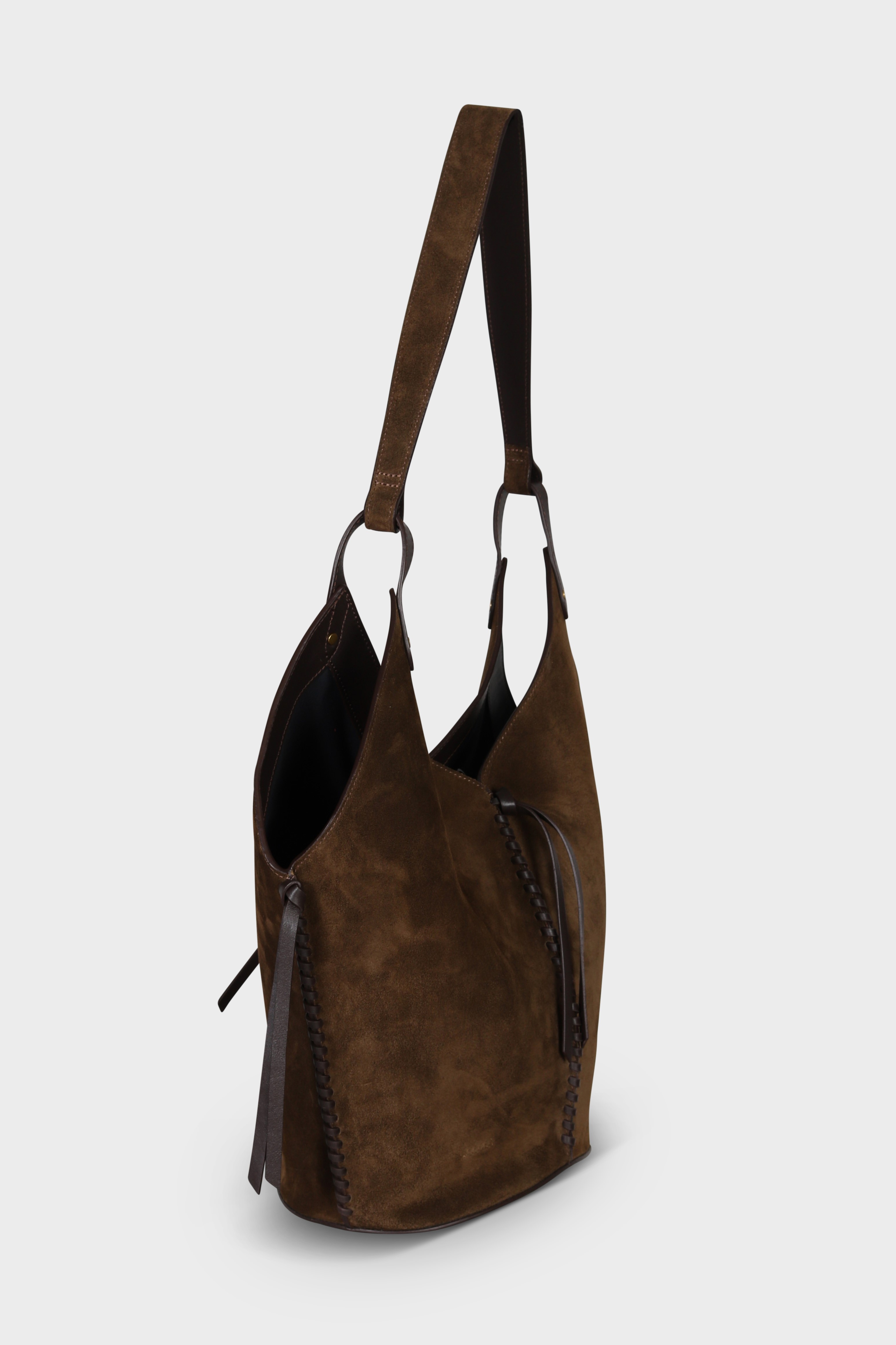 ISABEL MARANT Tampa Shoulder Bag in Khaki Brown