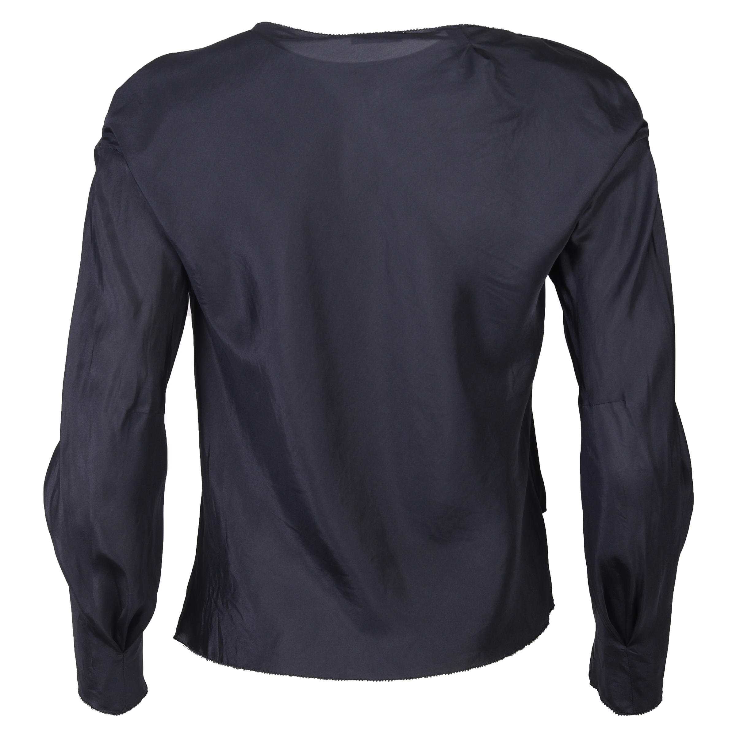 Susanne Bommer Silk Shirt Dark Blue 40