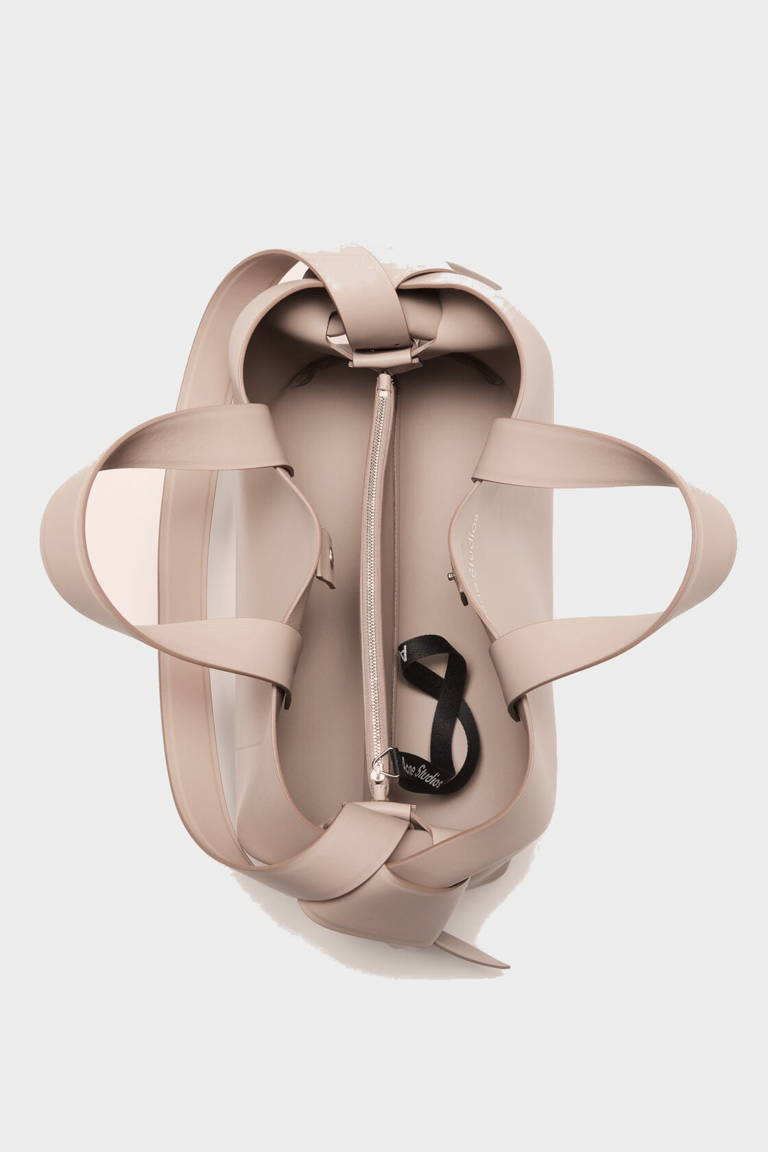 ACNE STUDIOS Musubi Midi Tote Bag in Taupe Beige