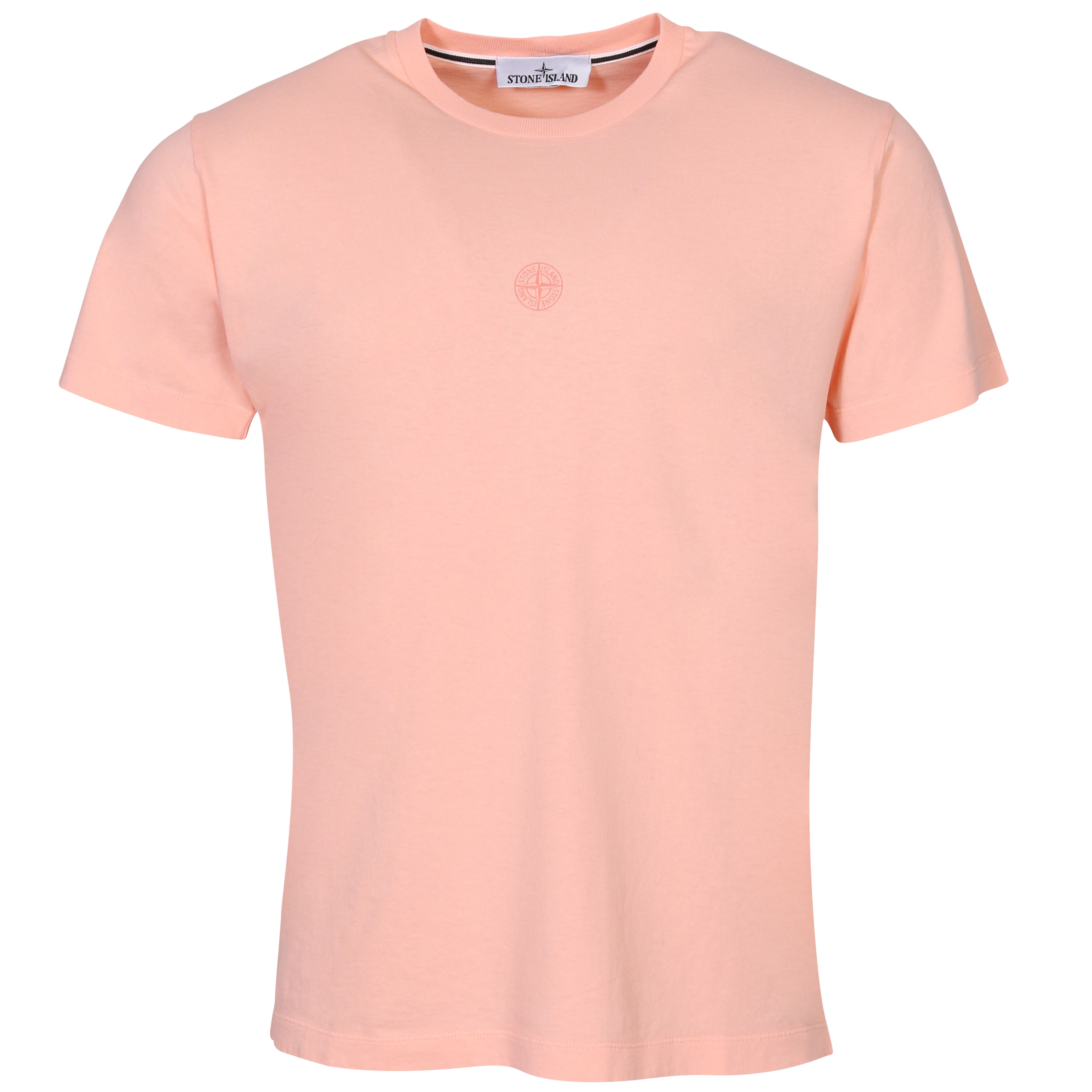 Stone Island Backprinted T-Shirt in Coral S