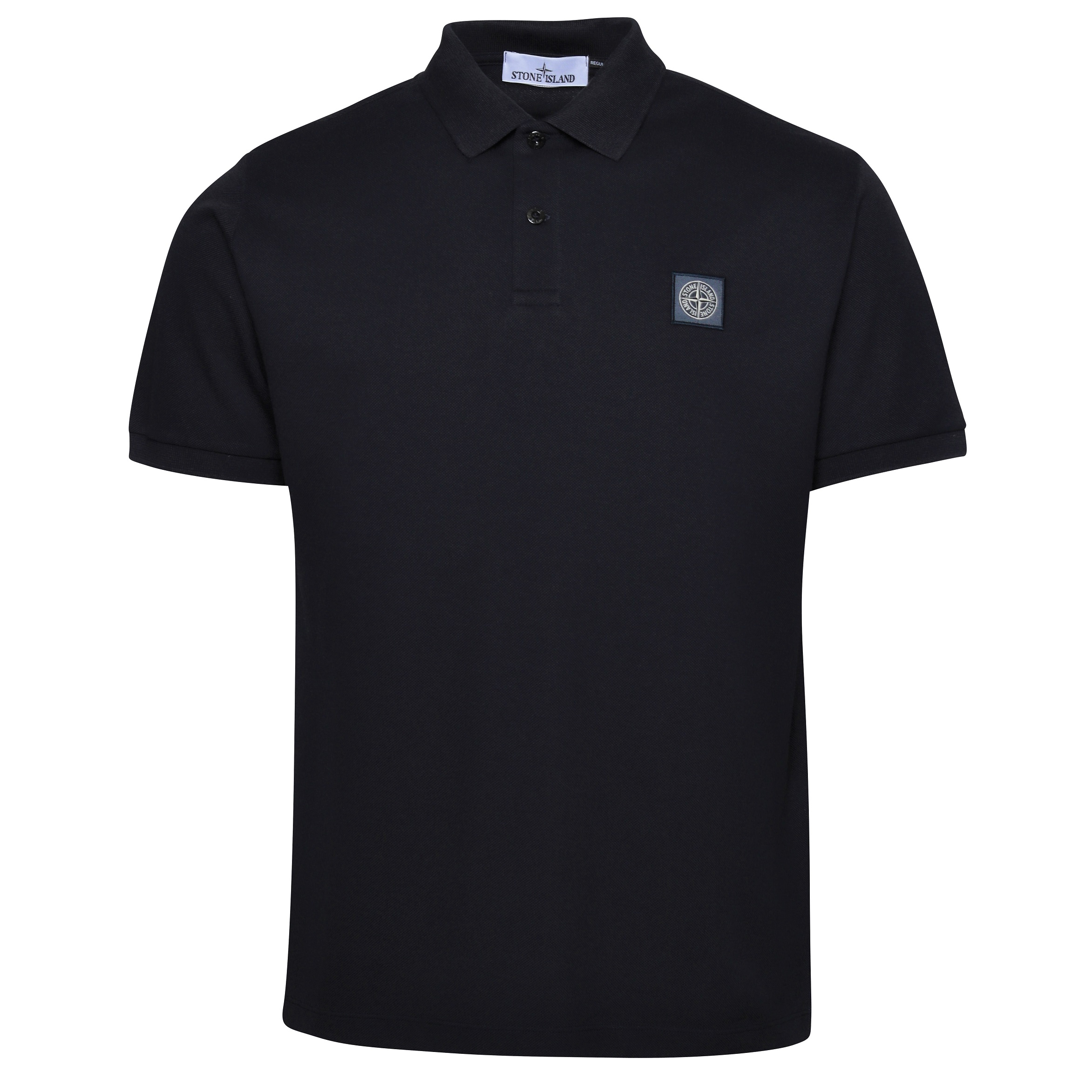 Stone Island Regular Fit Polo Shirt in Navy Blue XXL