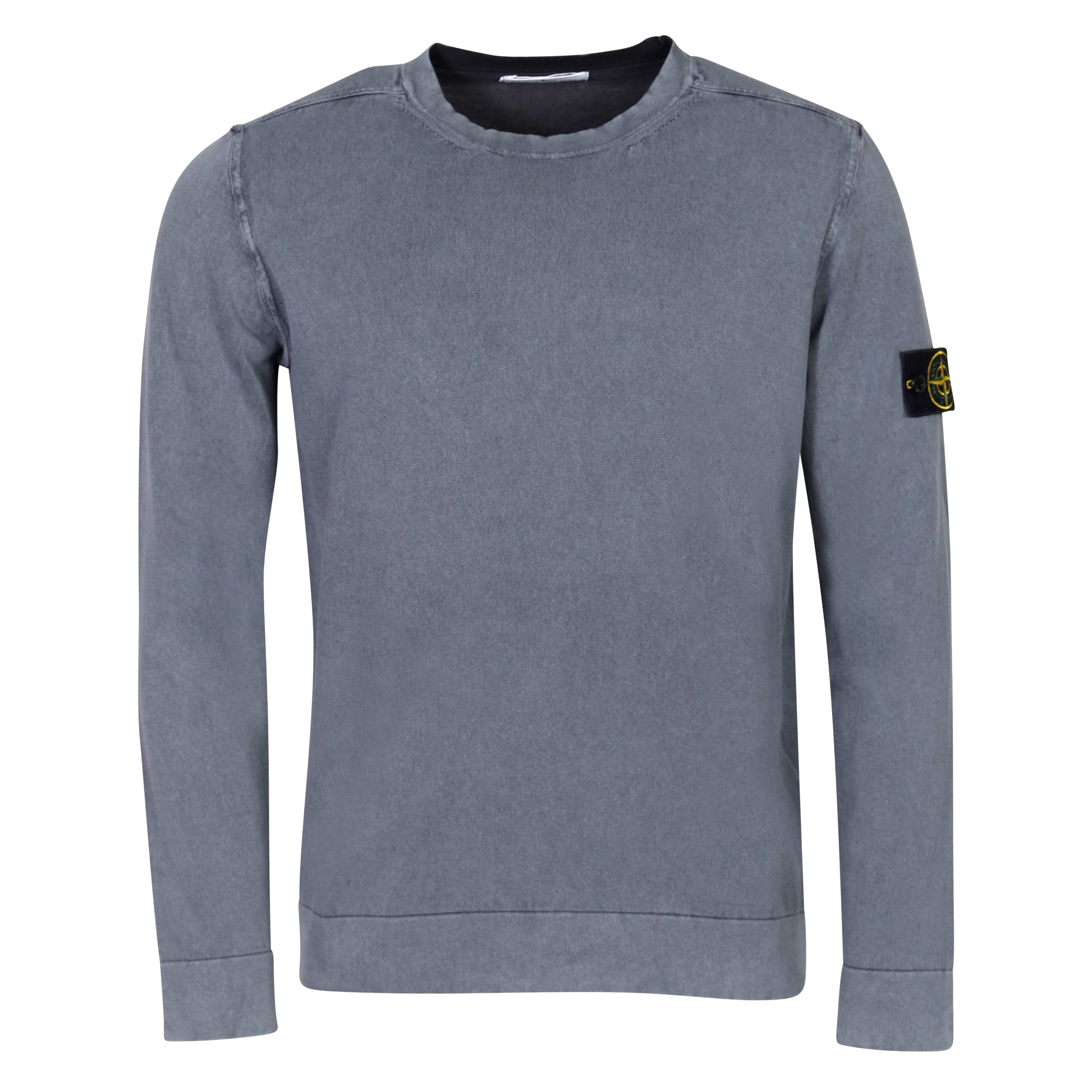 Stone Island Crew Neck Knit Sweater Petrol Washed