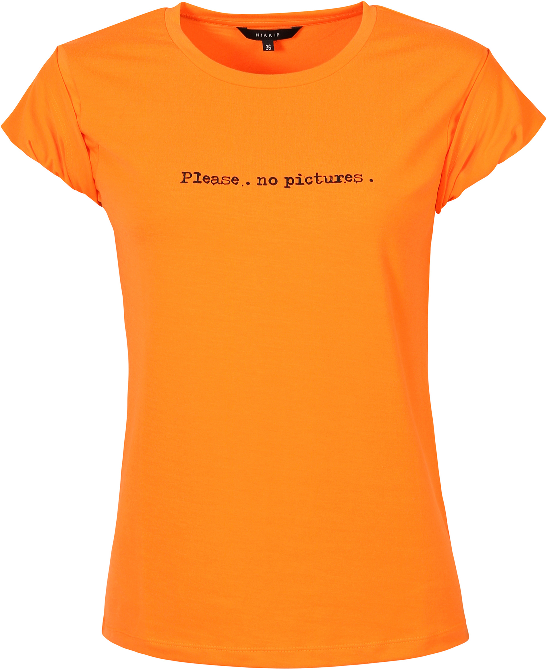 Nikkie T-Shirt Pictures Fluo Orange