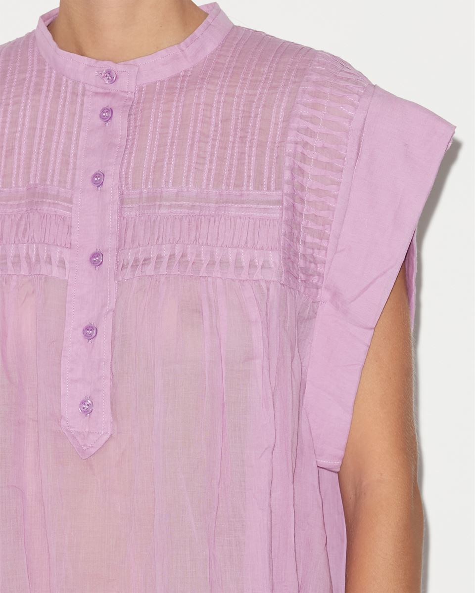 ISABEL MARANT ÉTOILE Leaza Top in Mauve FR40 / DE38