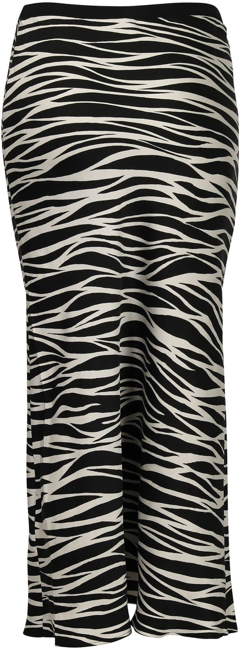Anine Bing Silk Skirt Cream Zebra M