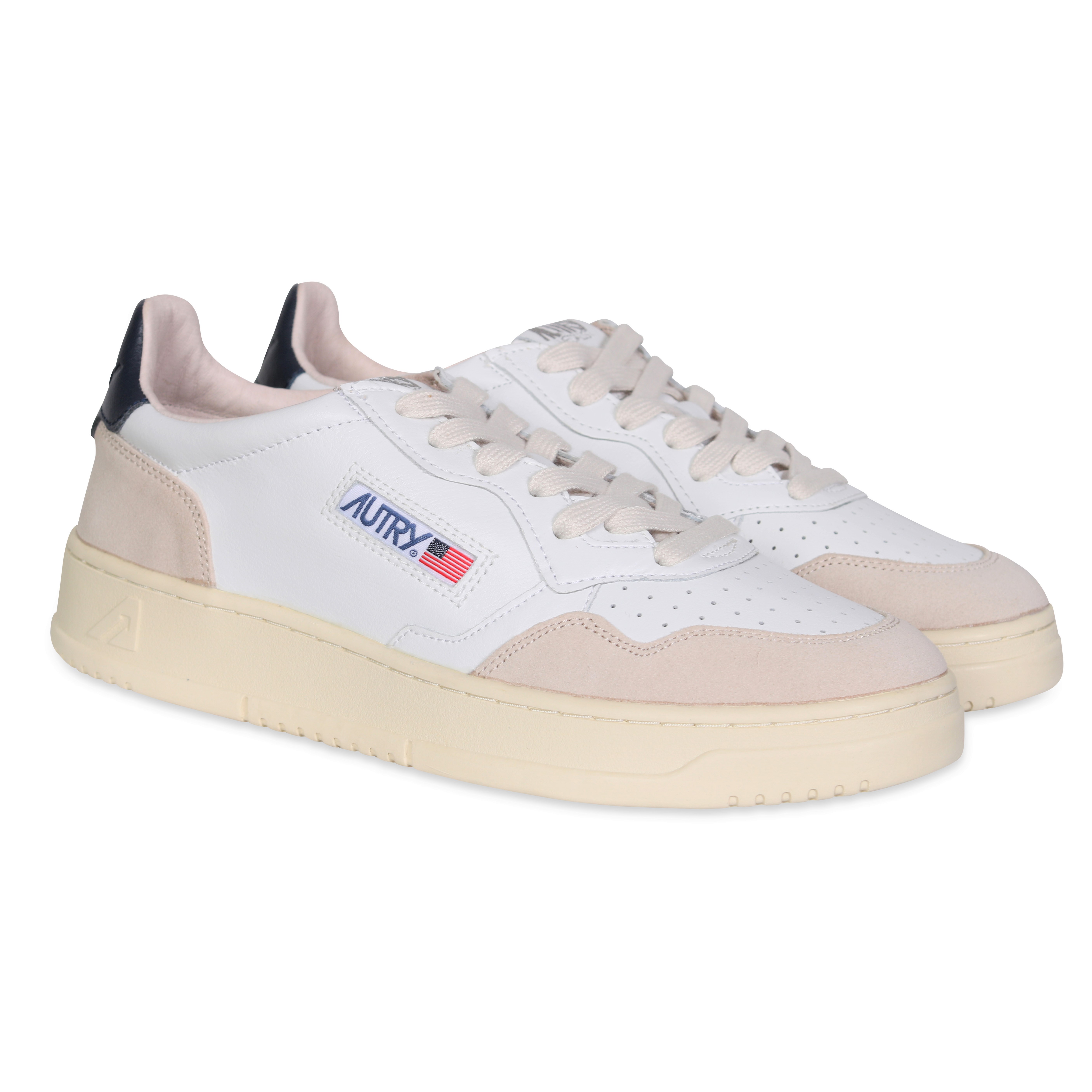 Autry Action Shoes Low Sneaker Suede White / Blue 44