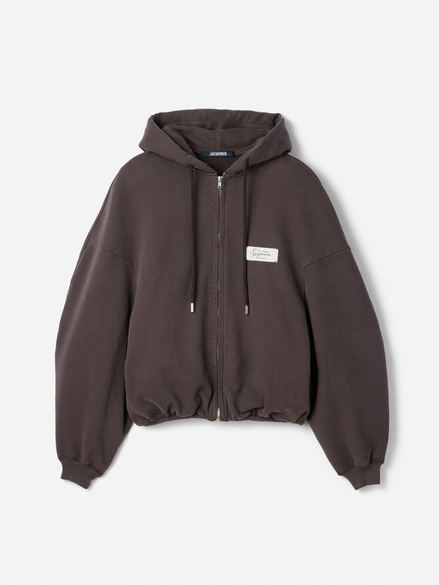 JACQUEMUS Corso Oversize Hoodie in Dark Brown