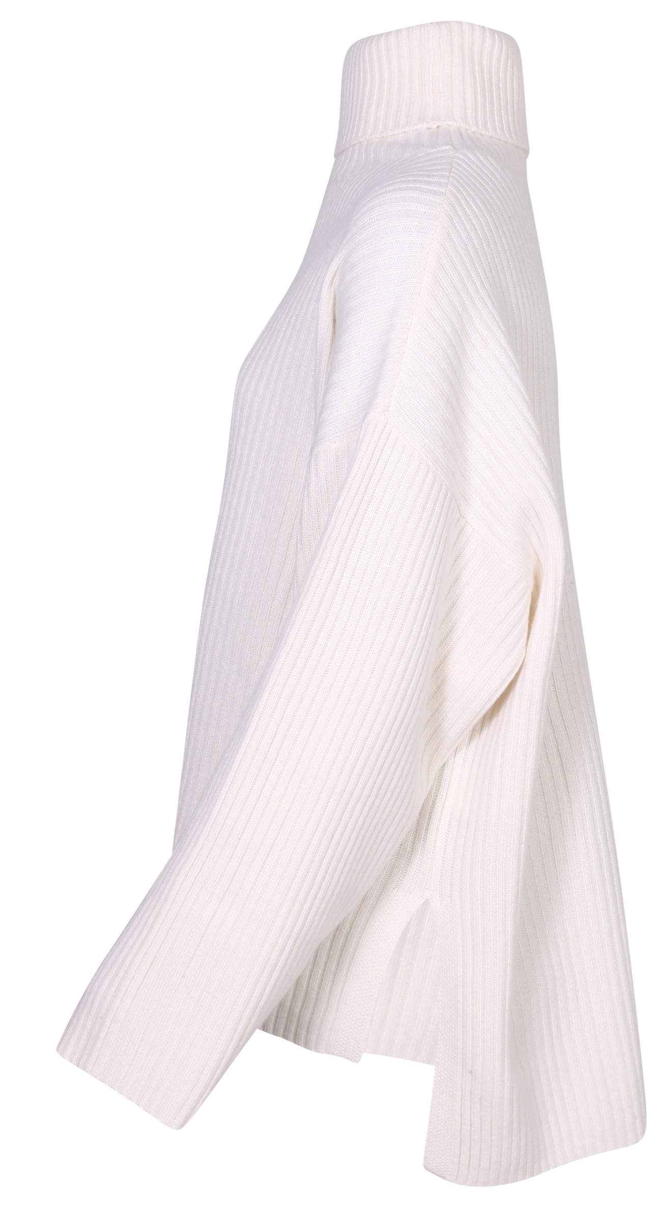 Flona Cashmere Turtle Neck Sweater in Offwhite