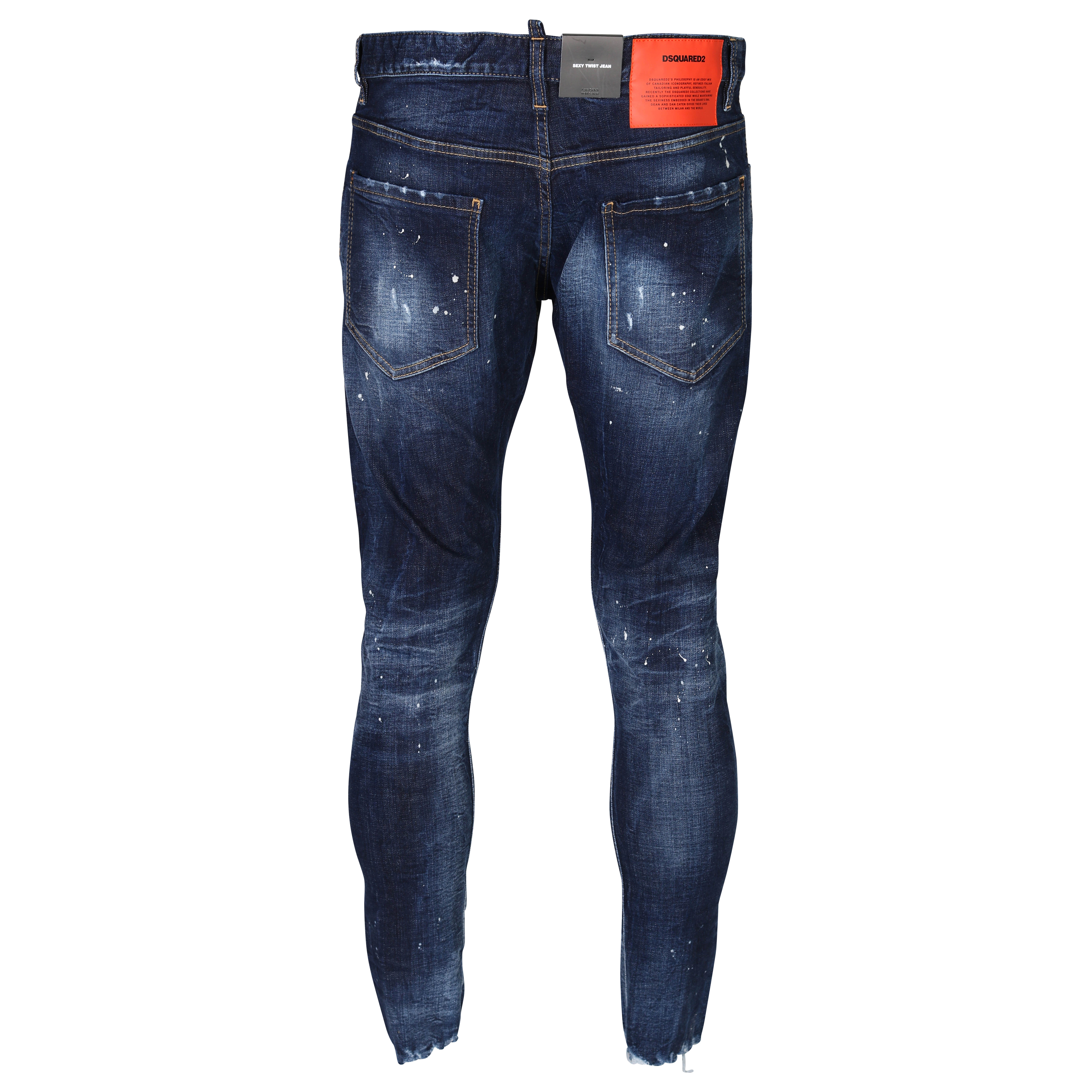 Dsquared Jeans Sexy Twist Blue Washed