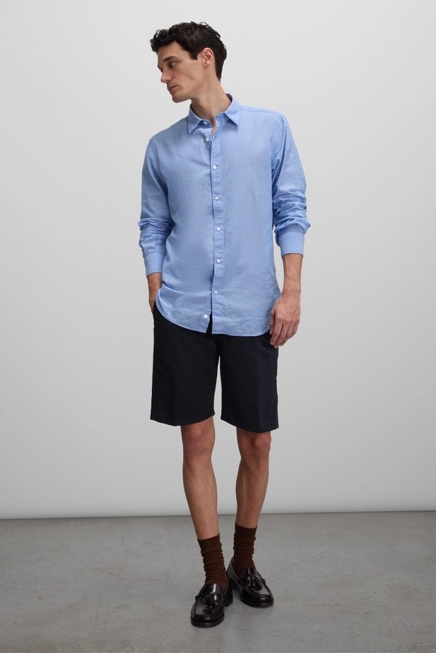 ASPESI Light Shirt in Light Blue M