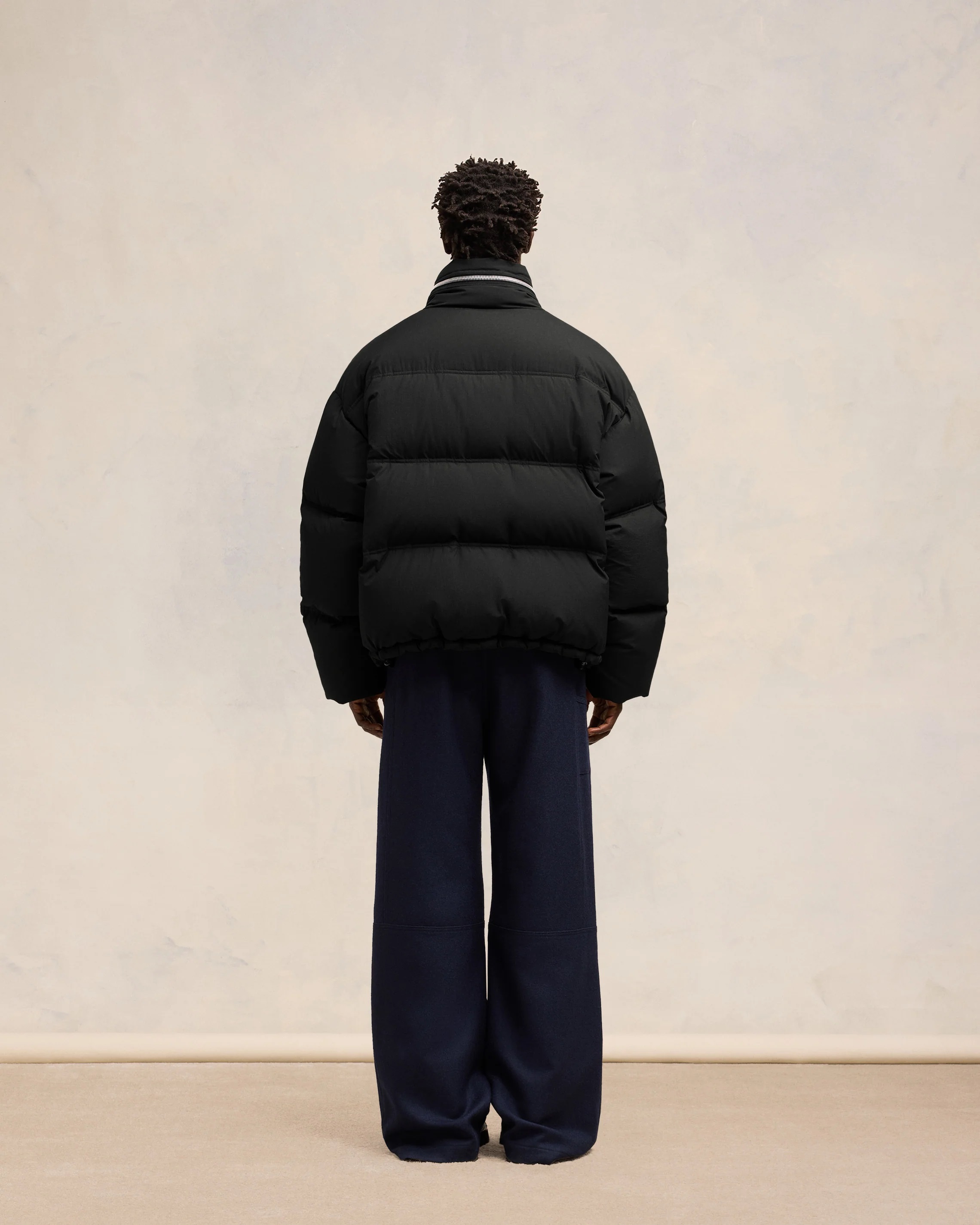 AMI PARIS de Coeur Oversize Puffer Jacket in Black XL