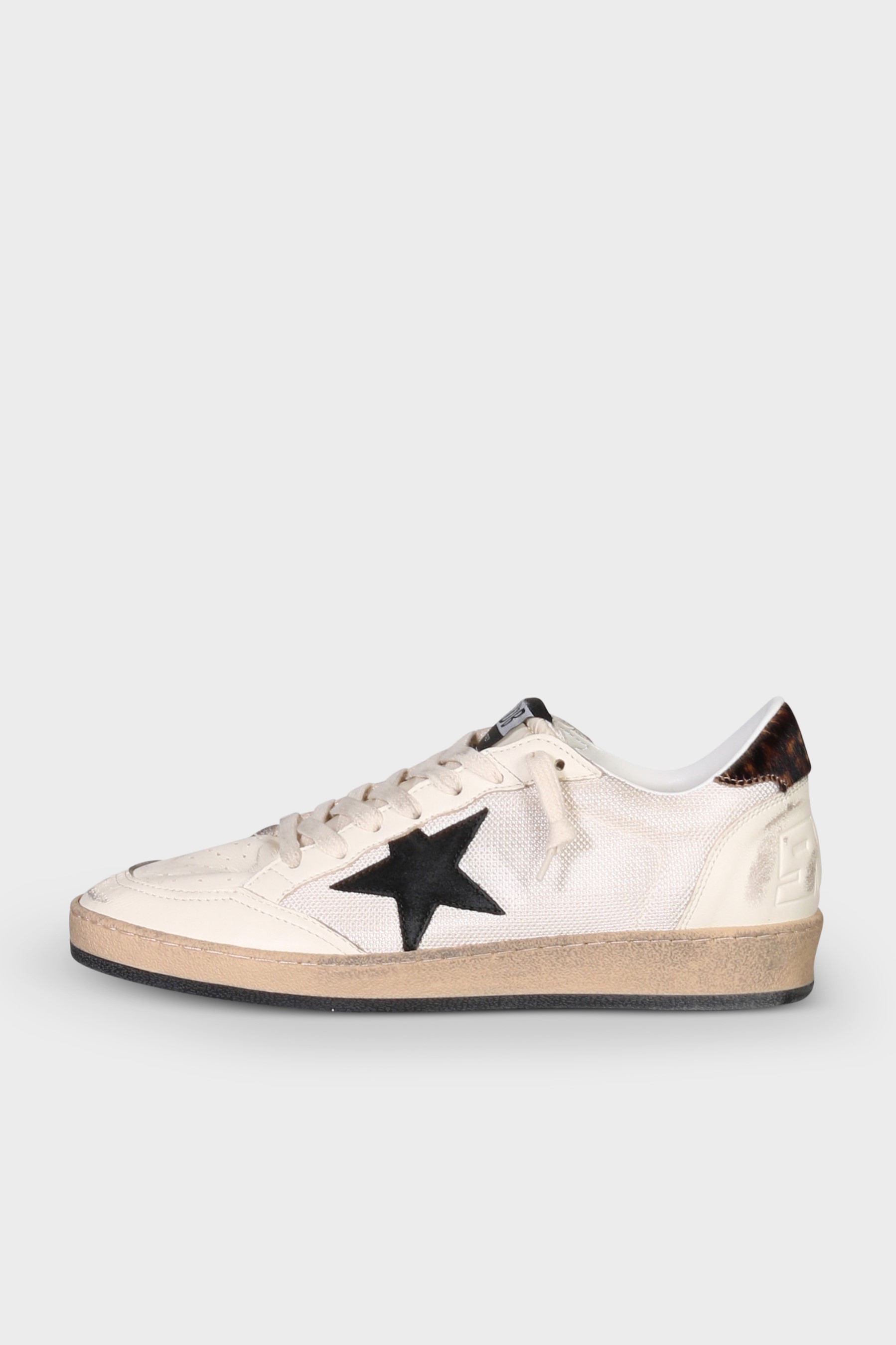 GOLDEN GOOSE Sneaker Ballstar Net/Leopard Horsy 38