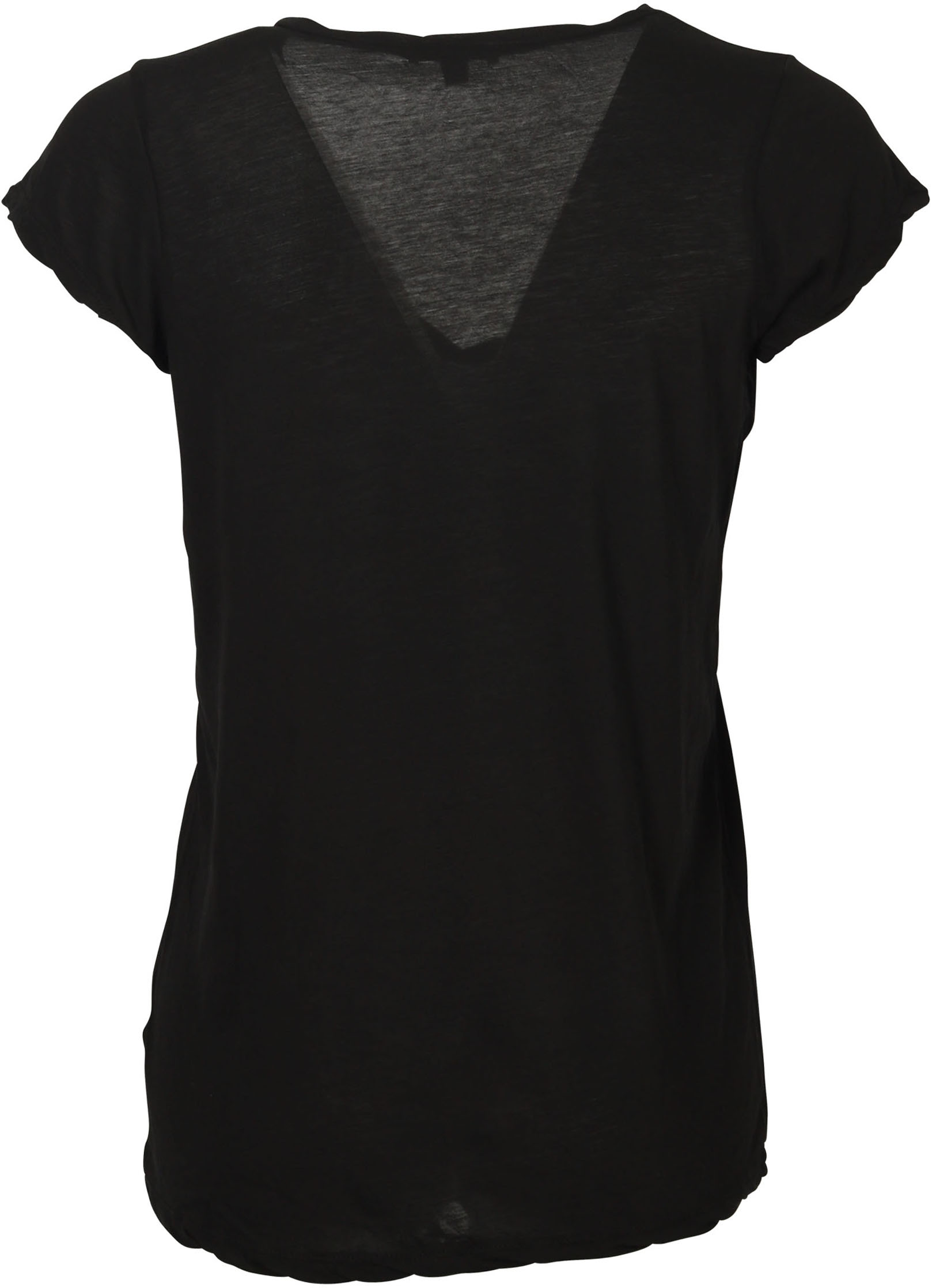 James Perse High Gauge V-Neck in Black