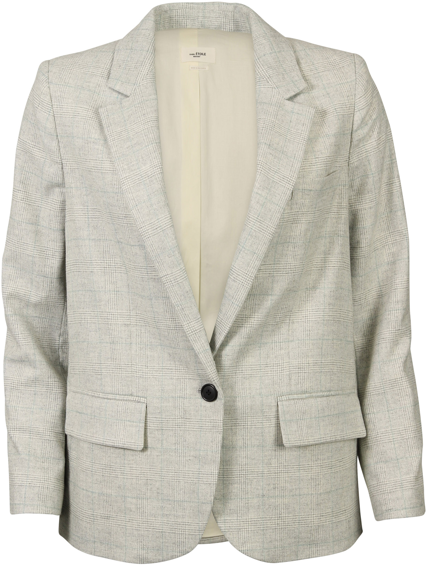 Isabel Marant Etoile Jacket Kice Light Grey Checked