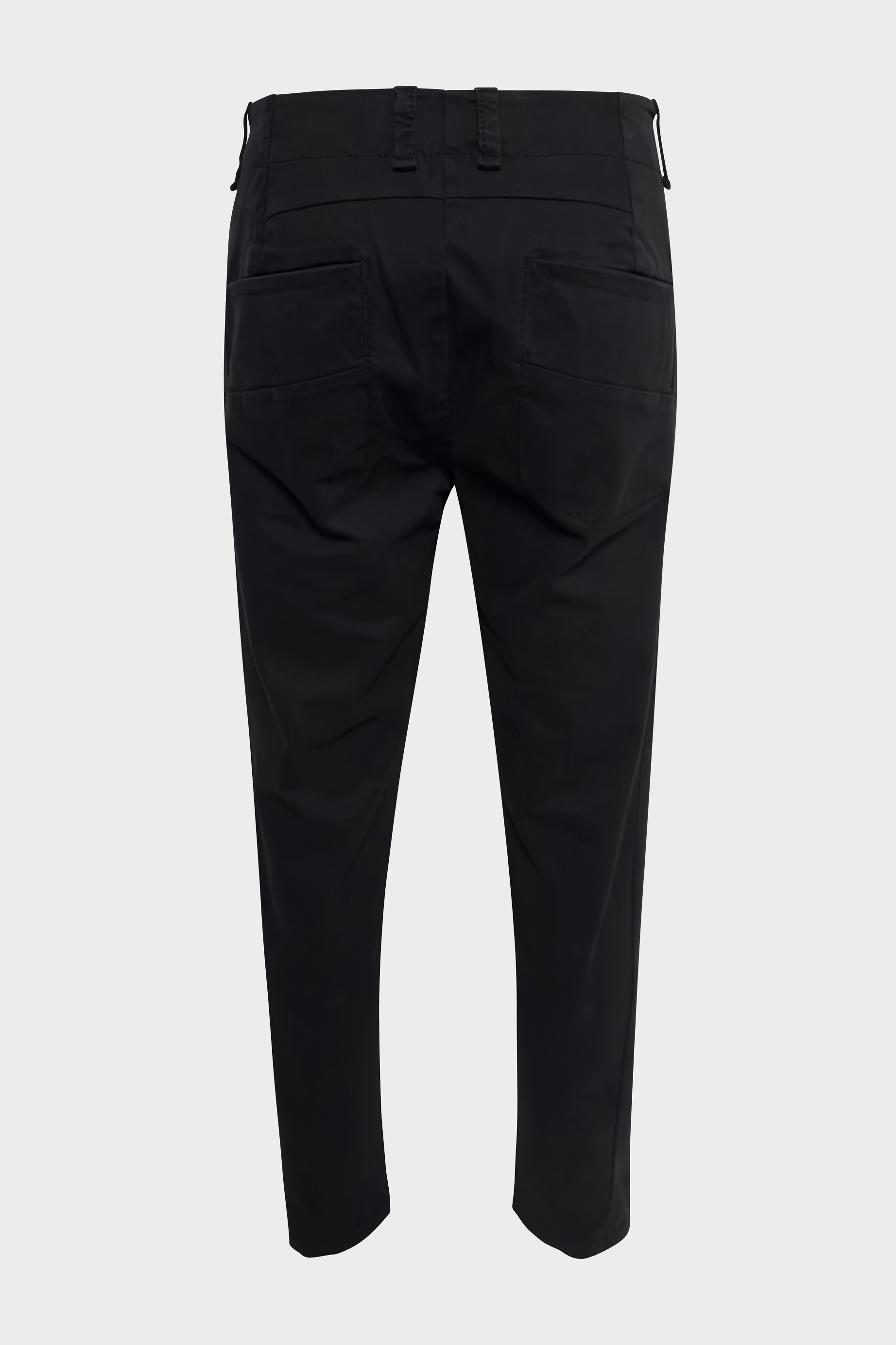 TRANSIT UOMO Cotton Stretch Pant in Black