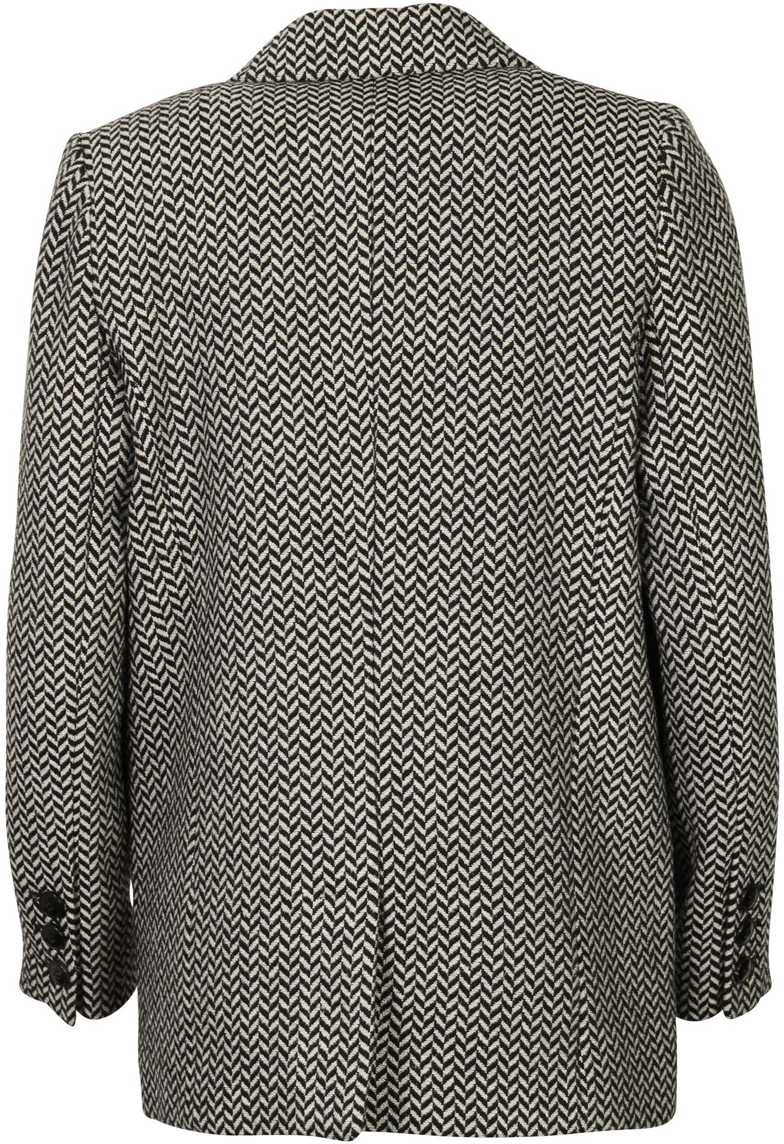 Anine Bing Fishbone Blazer Black/Offwhite