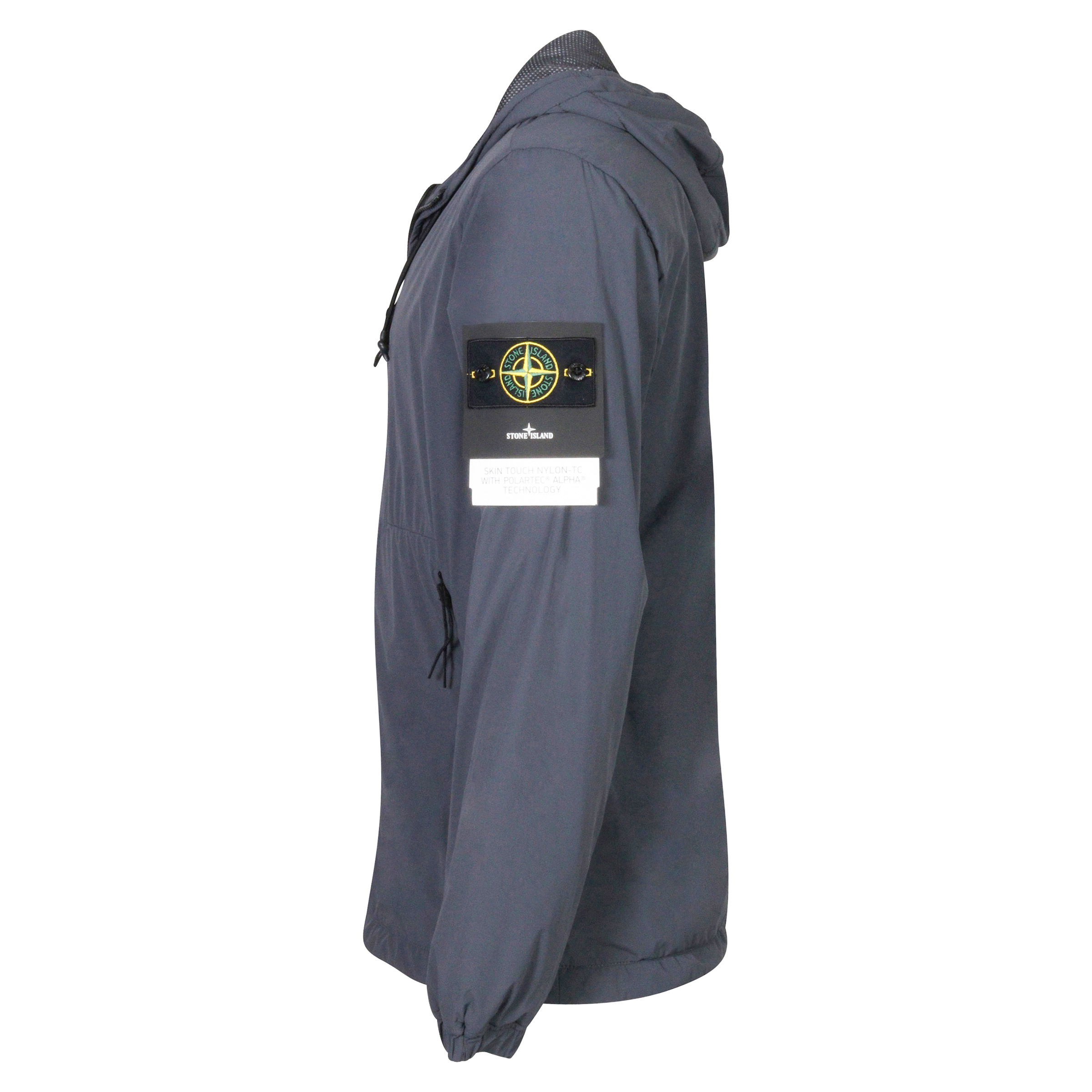 Stone Island Hooded Skin Touch Nylon Jacket Grey