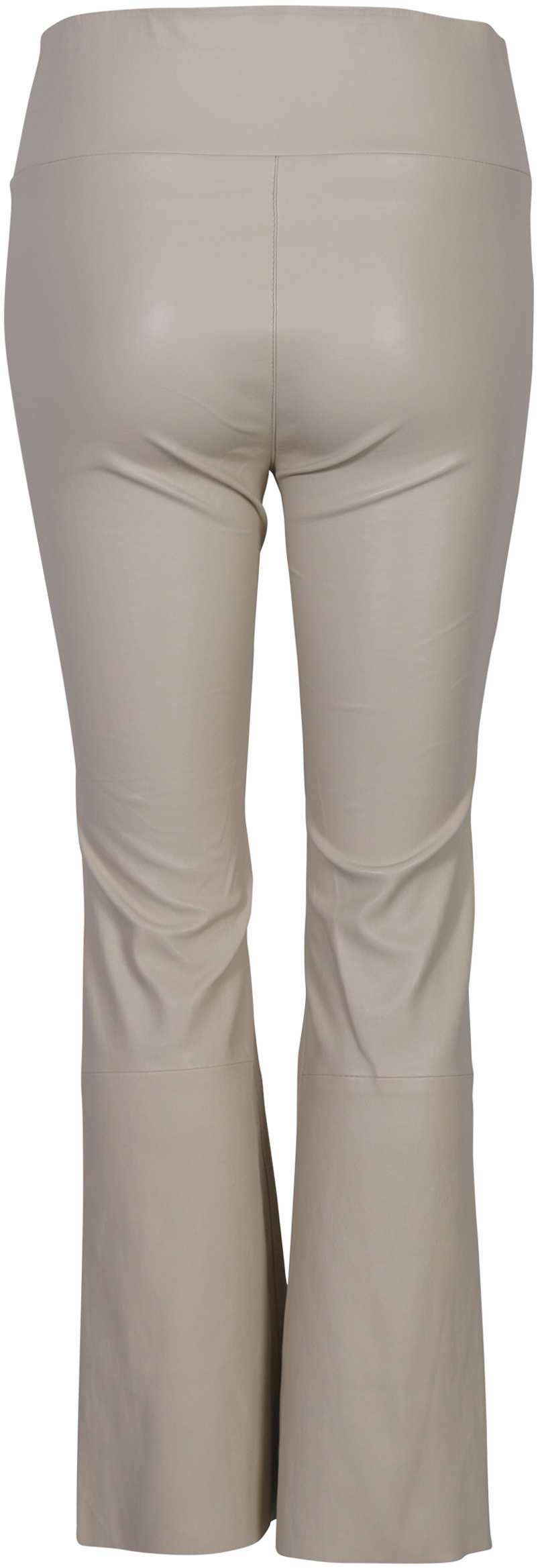 SPRWMN Cropped Flare Lamb Leather Legging Offwhite S