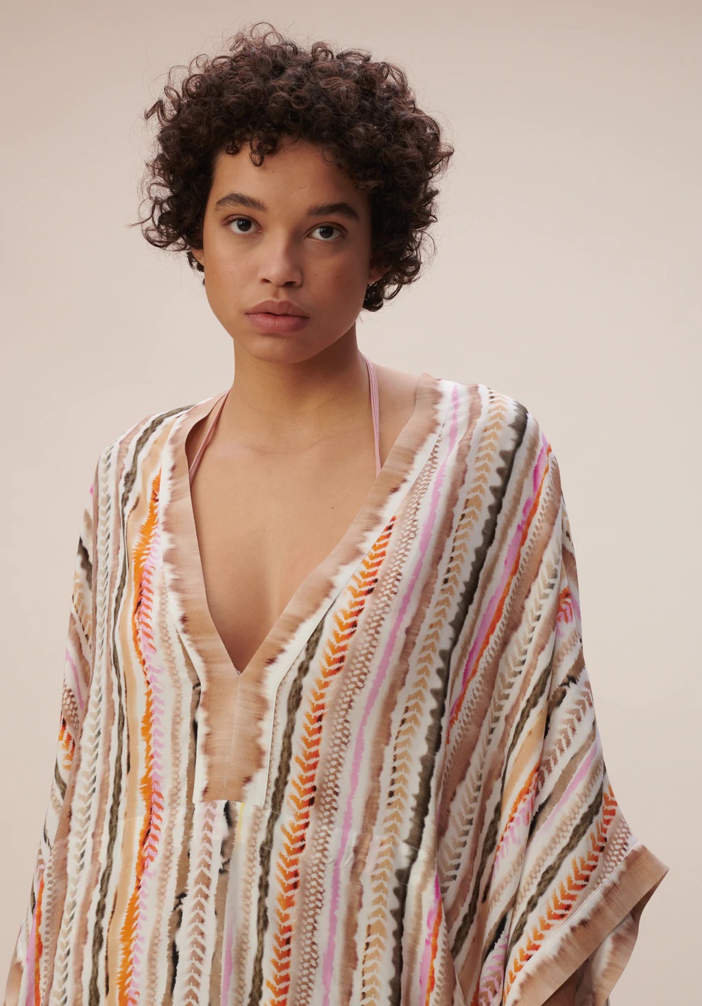 Lala Berlin Dress Dory in Sunset Stripe