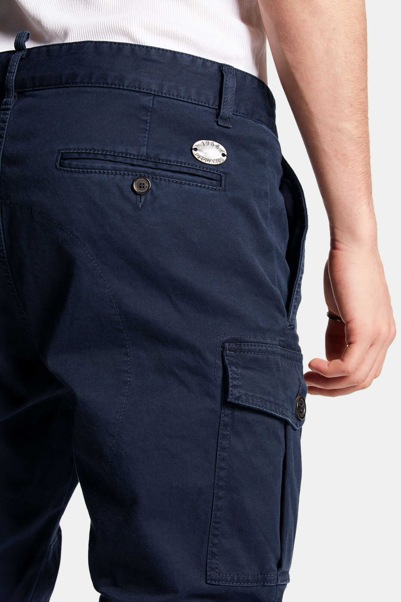 DSQUARED2 Sexy Cargo Pant in Navy 46