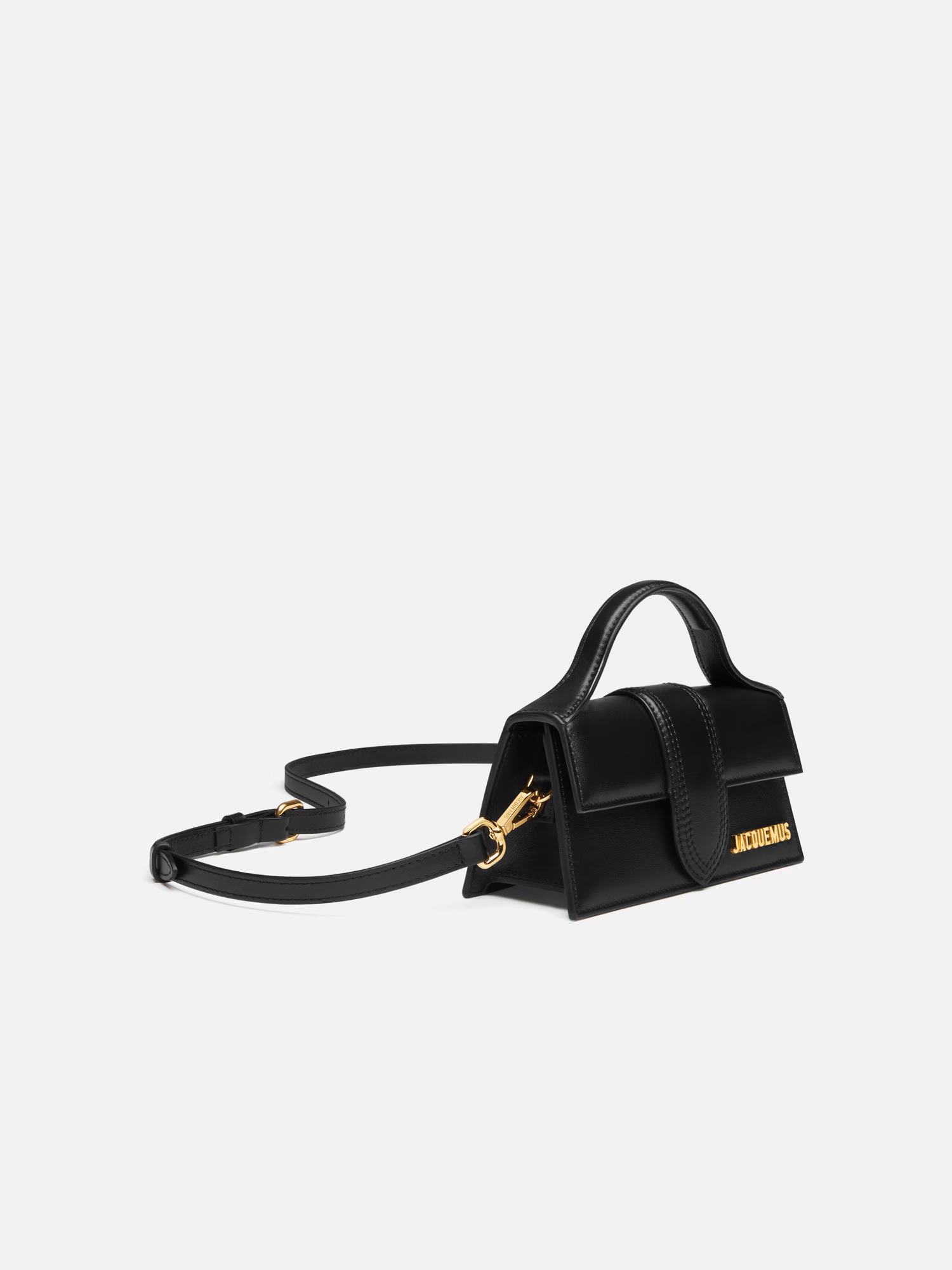 JACQUEMUS The Bambino in Black/Gold