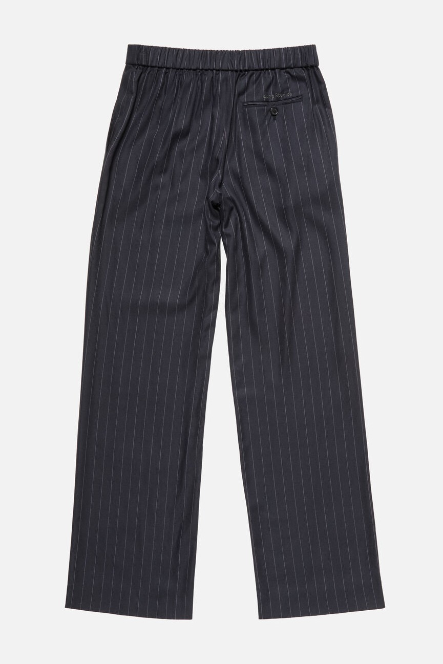ACNE STUDIOS Pinstripe Pant in Navy
