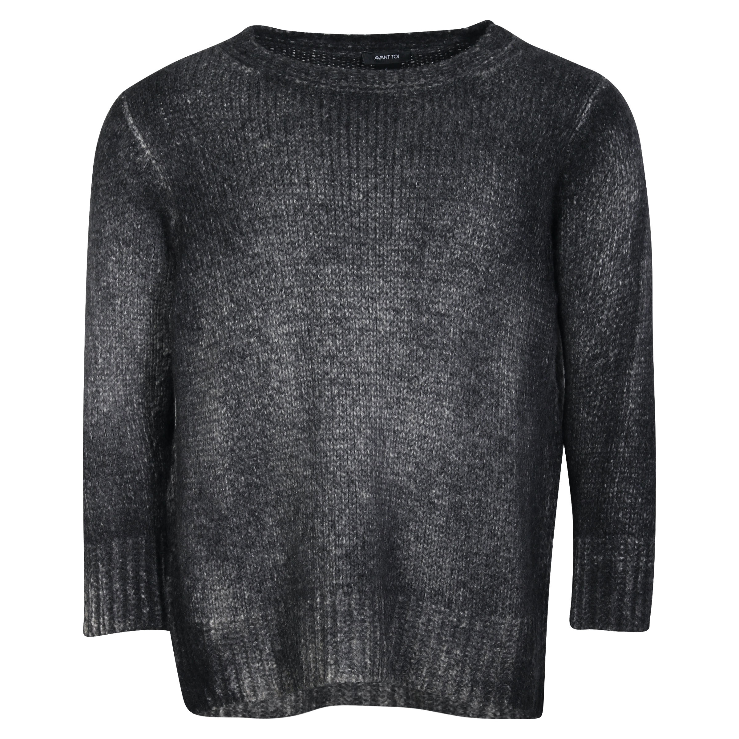 Avant Toi Knit Sweater in Vintage Black