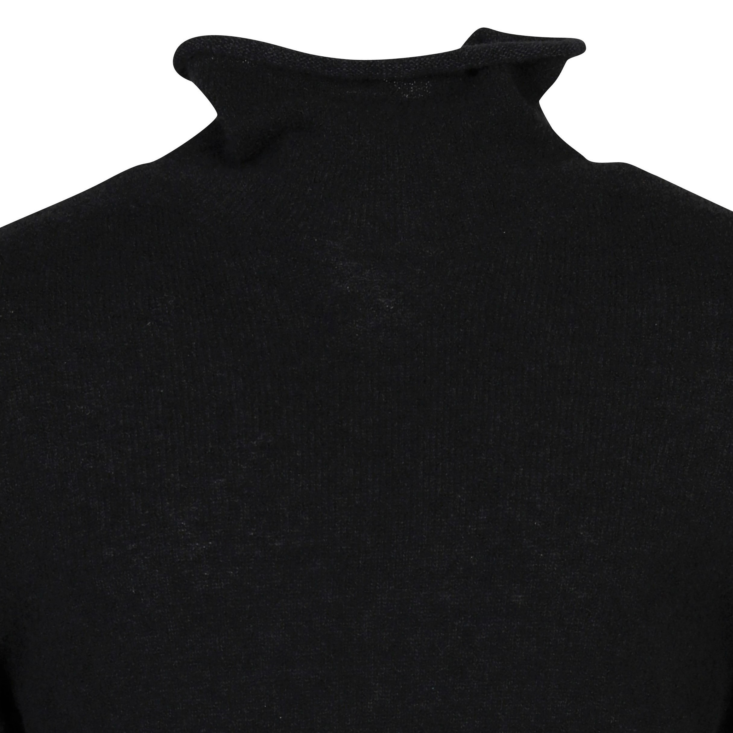 Hannes Roether Knit Turtleneck in Black