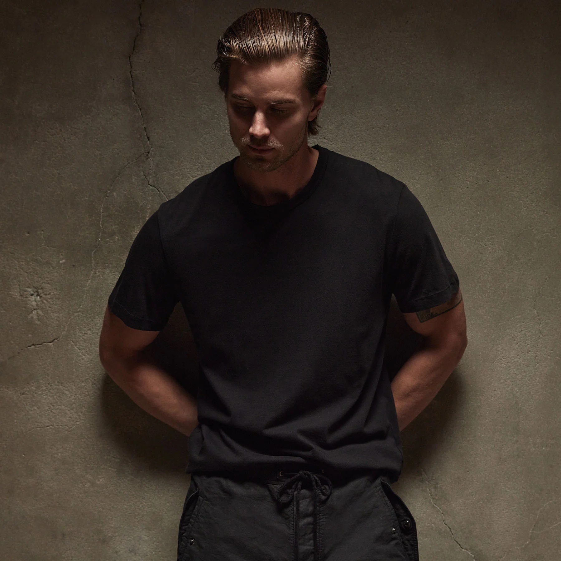 James Perse T-Shirt Crewneck Black