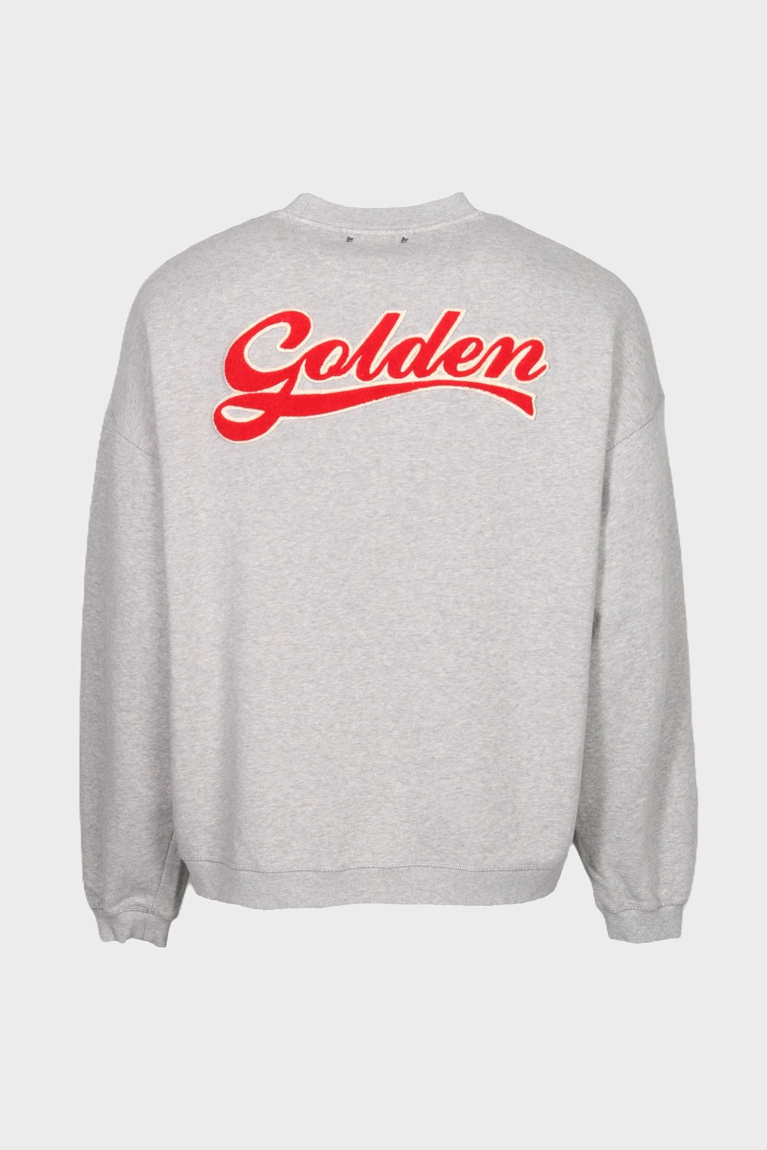 GOLDEN GOOSE Journey Unisex Oversize Sweatshirt in Heather Grey