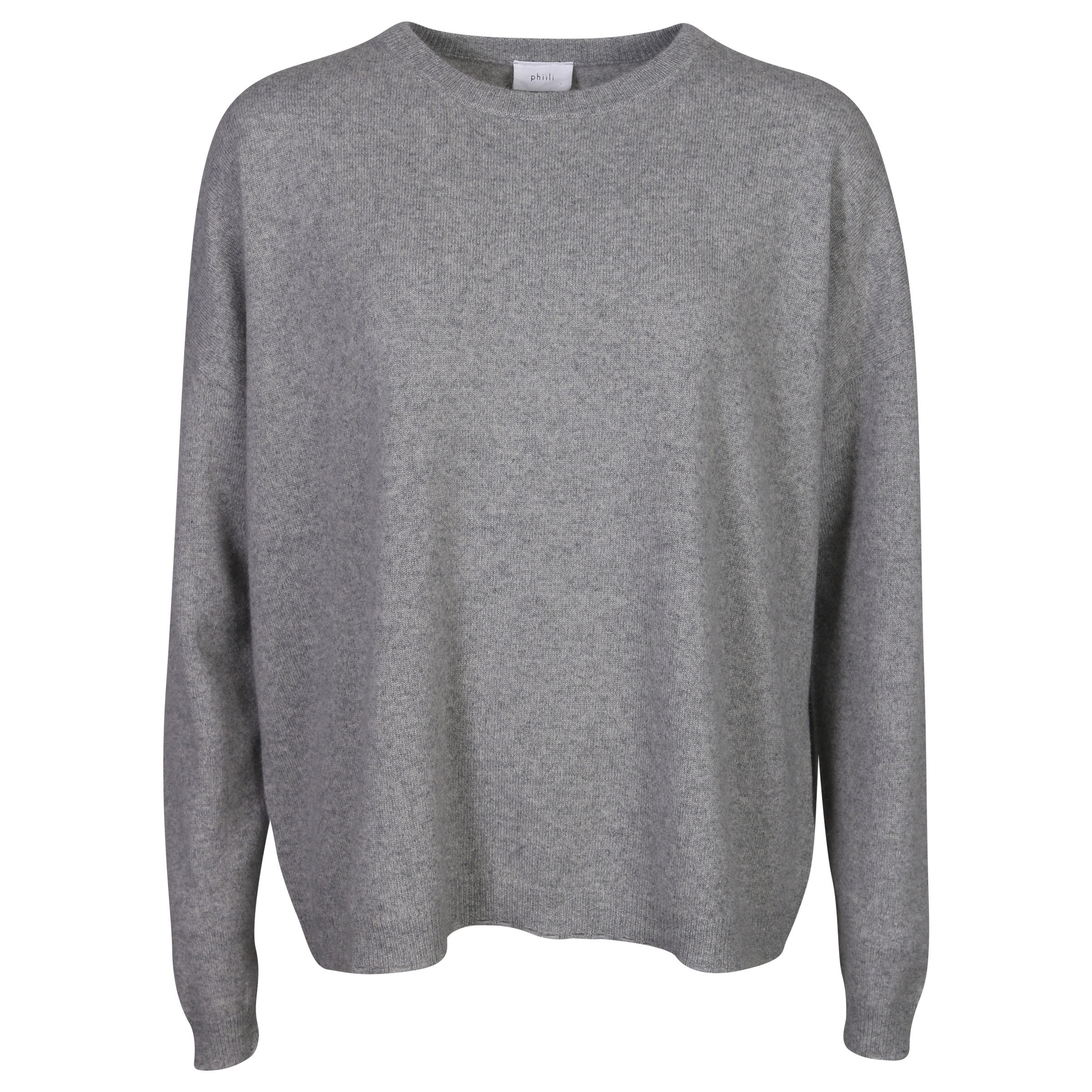 Phiili Recycled Cashmere Sweater in Grey XS/S