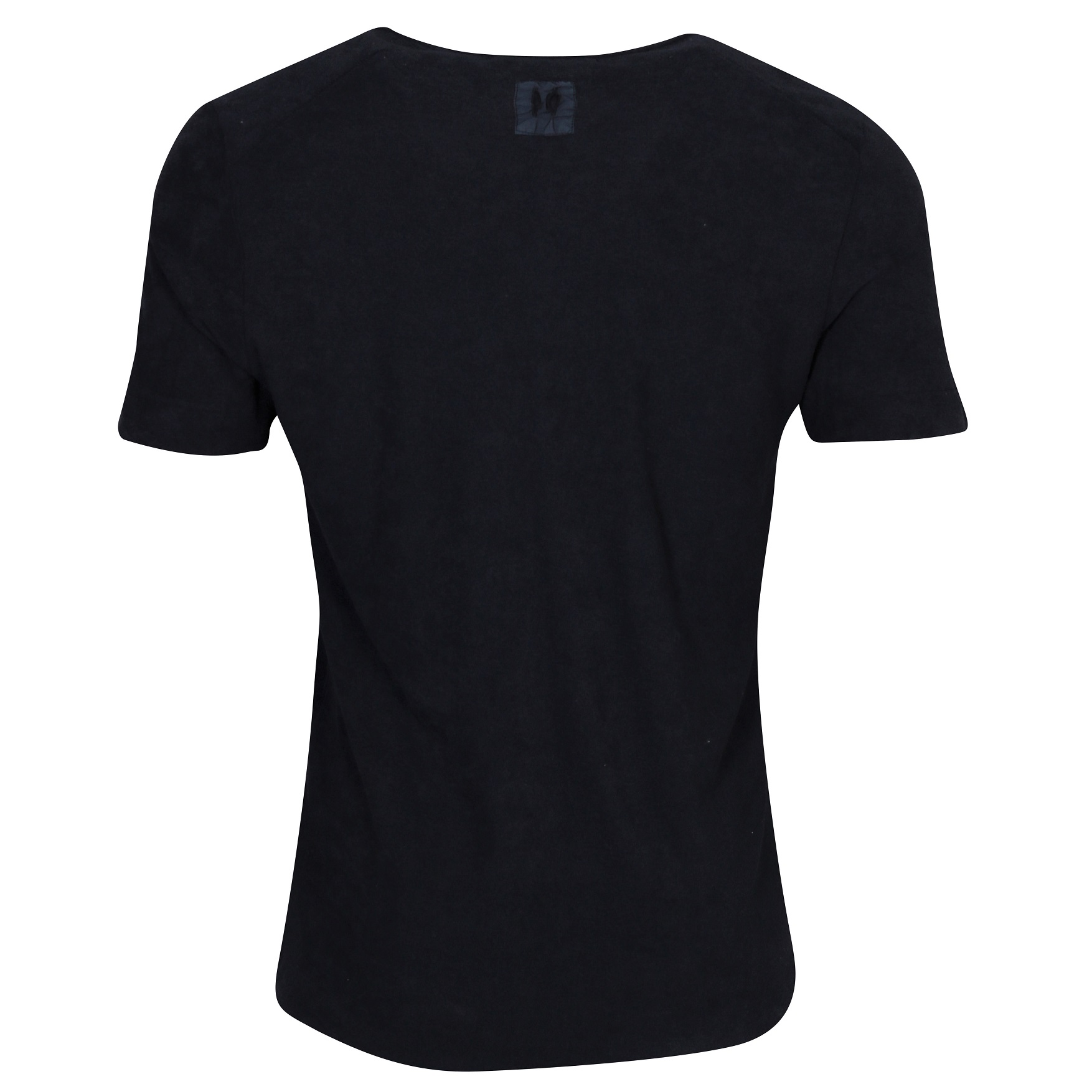 HANNES ROETHER Terry T-Shirt in Navy L
