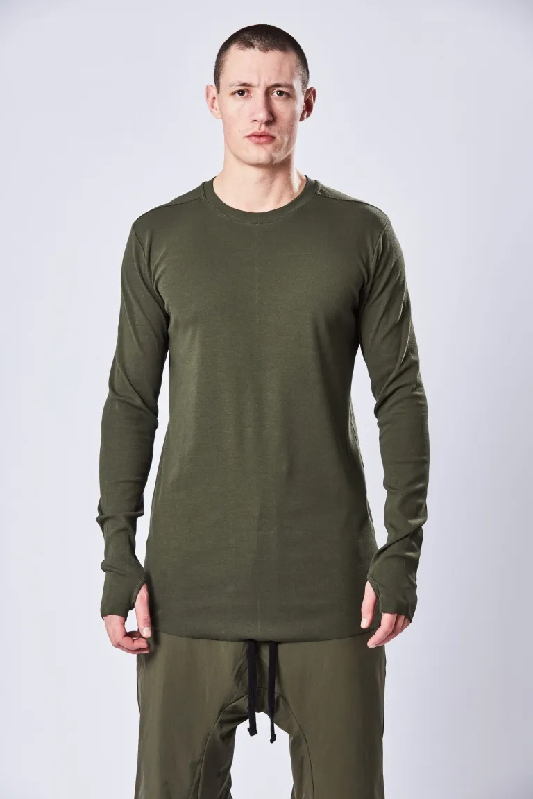 THOM KROM Longsleeve in Green