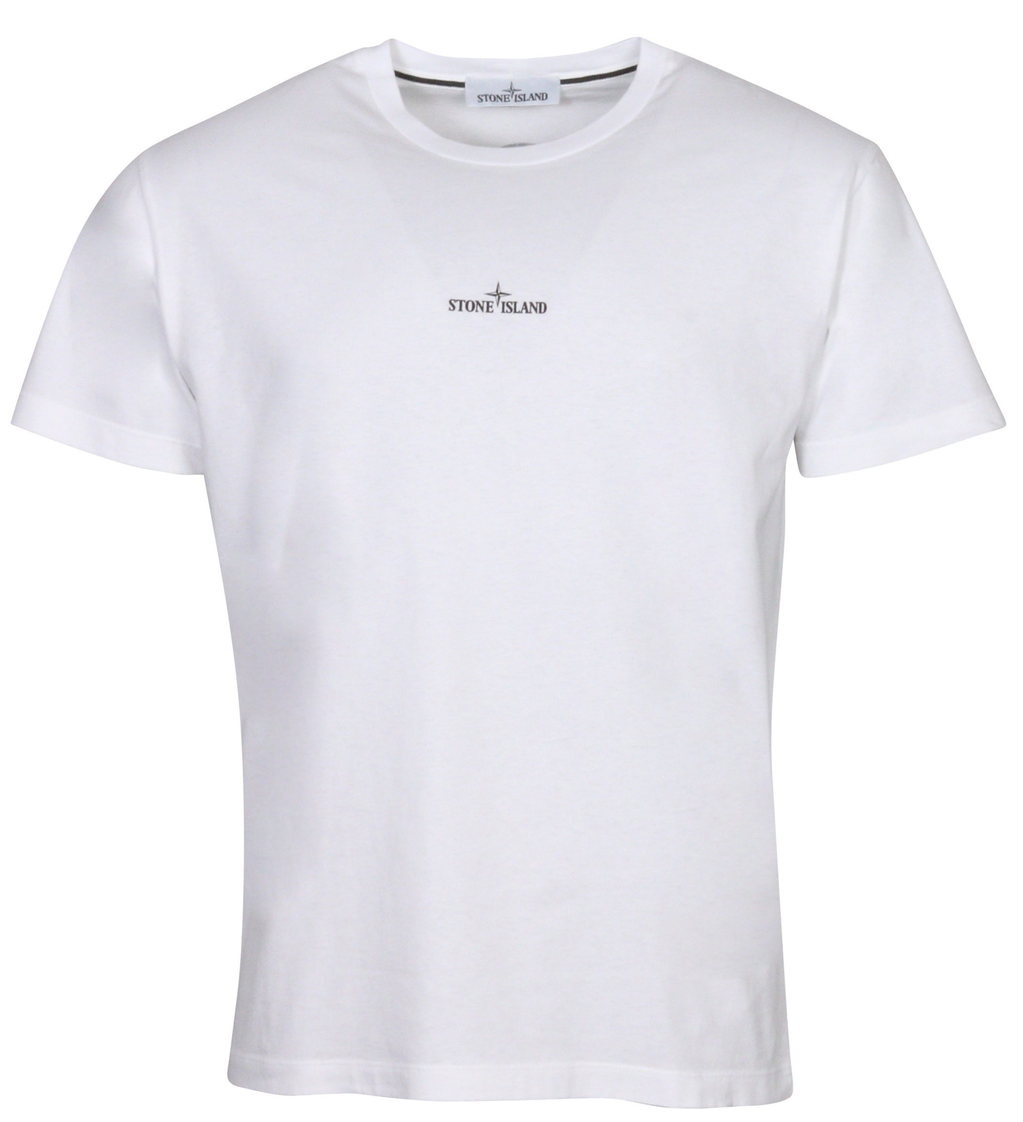 Stone Island T-Shirt White Backprinted