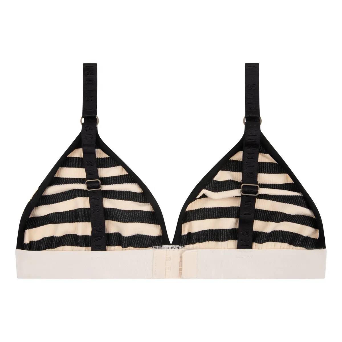 Love Stories Bra Bralette Uma Black Stripe 75C/D