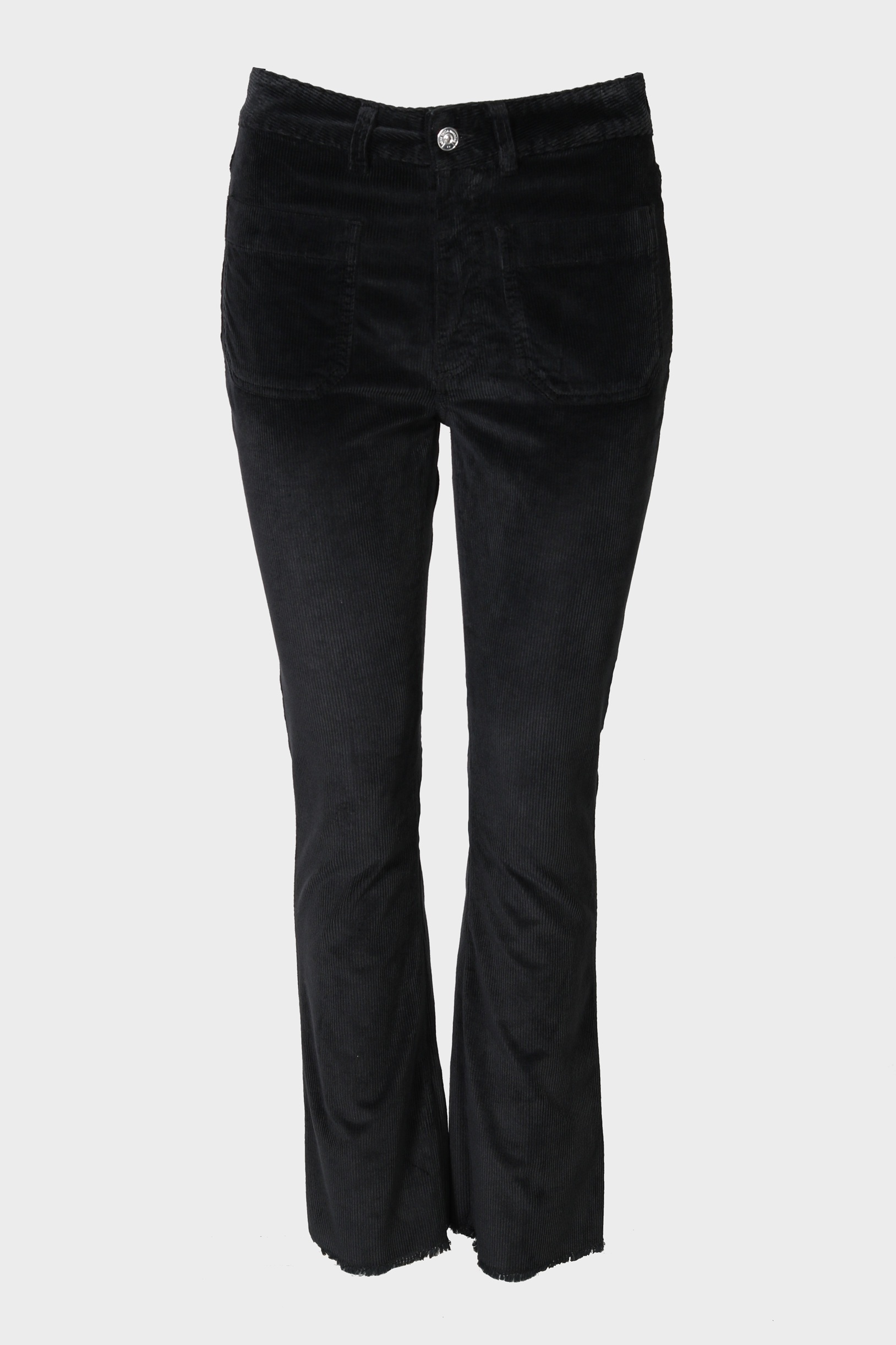 NINE:INTHE:MORNING Hannah Corduroy Pant in Black