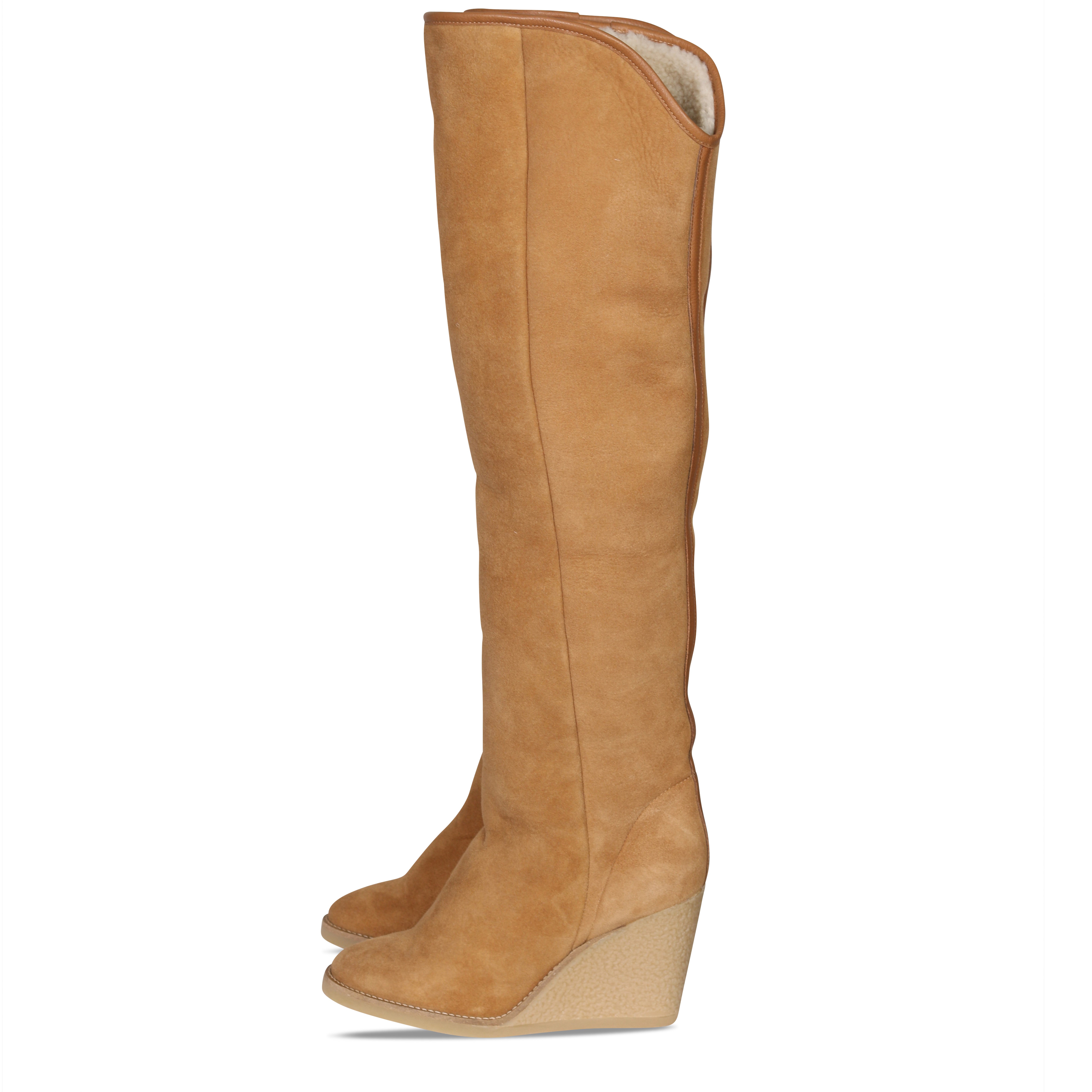 Isabel Marant Tilin High Boots in Natural